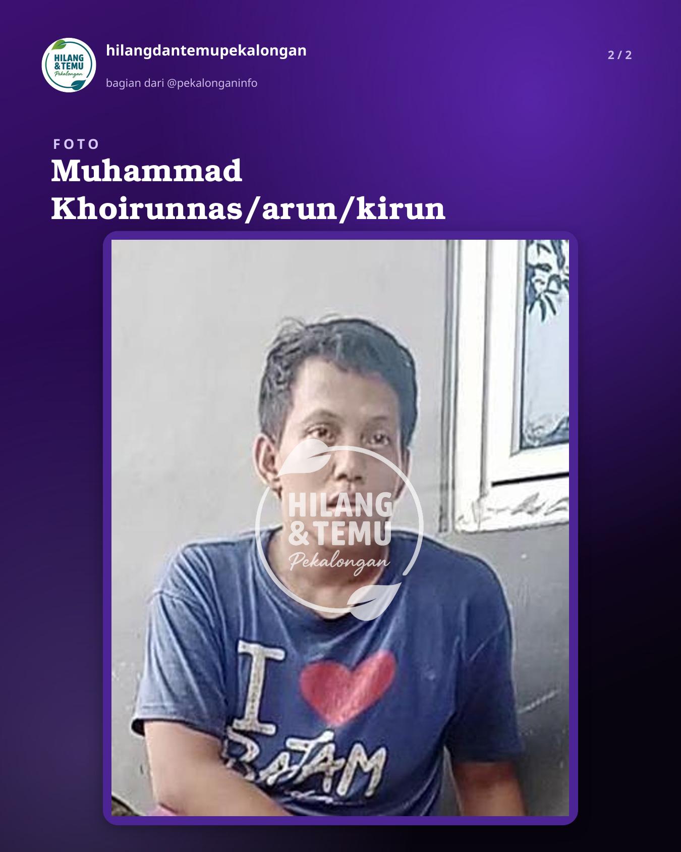 Slide 2 laporan Muhammad Khoirunnas/arun/kirun