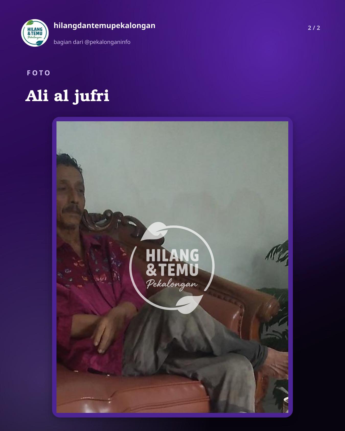 Slide 2 laporan Ali al jufri