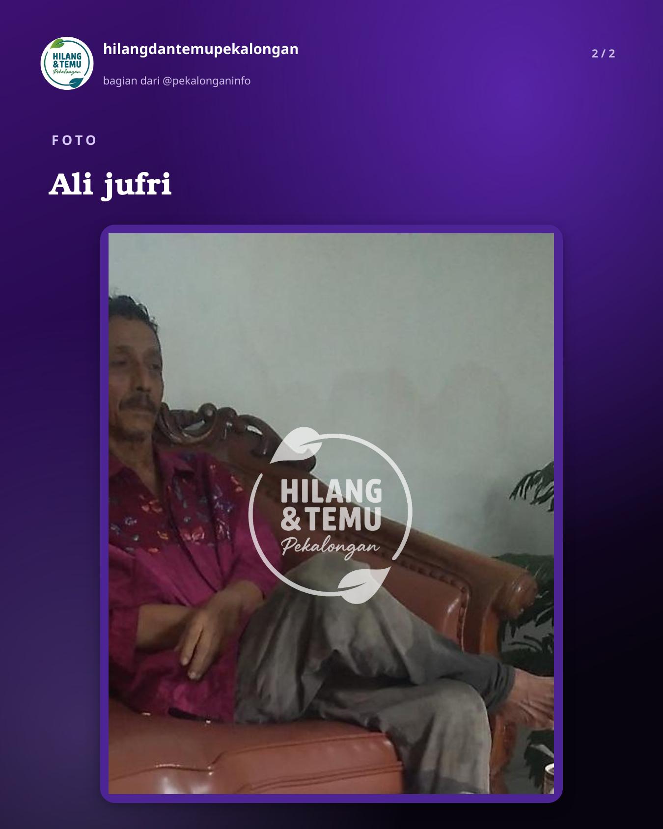 Slide 2 laporan Ali jufri