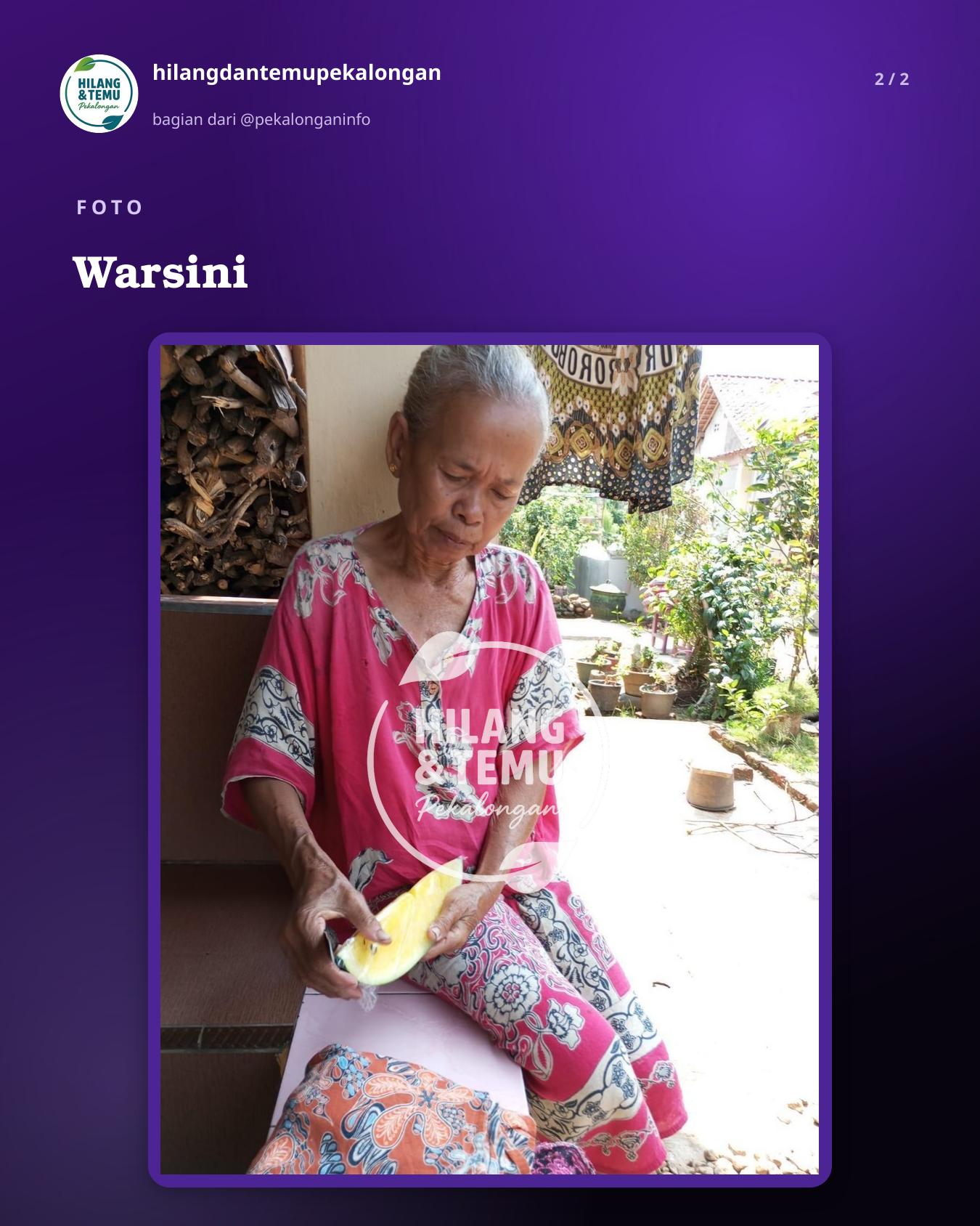 Slide 2 laporan Warsini