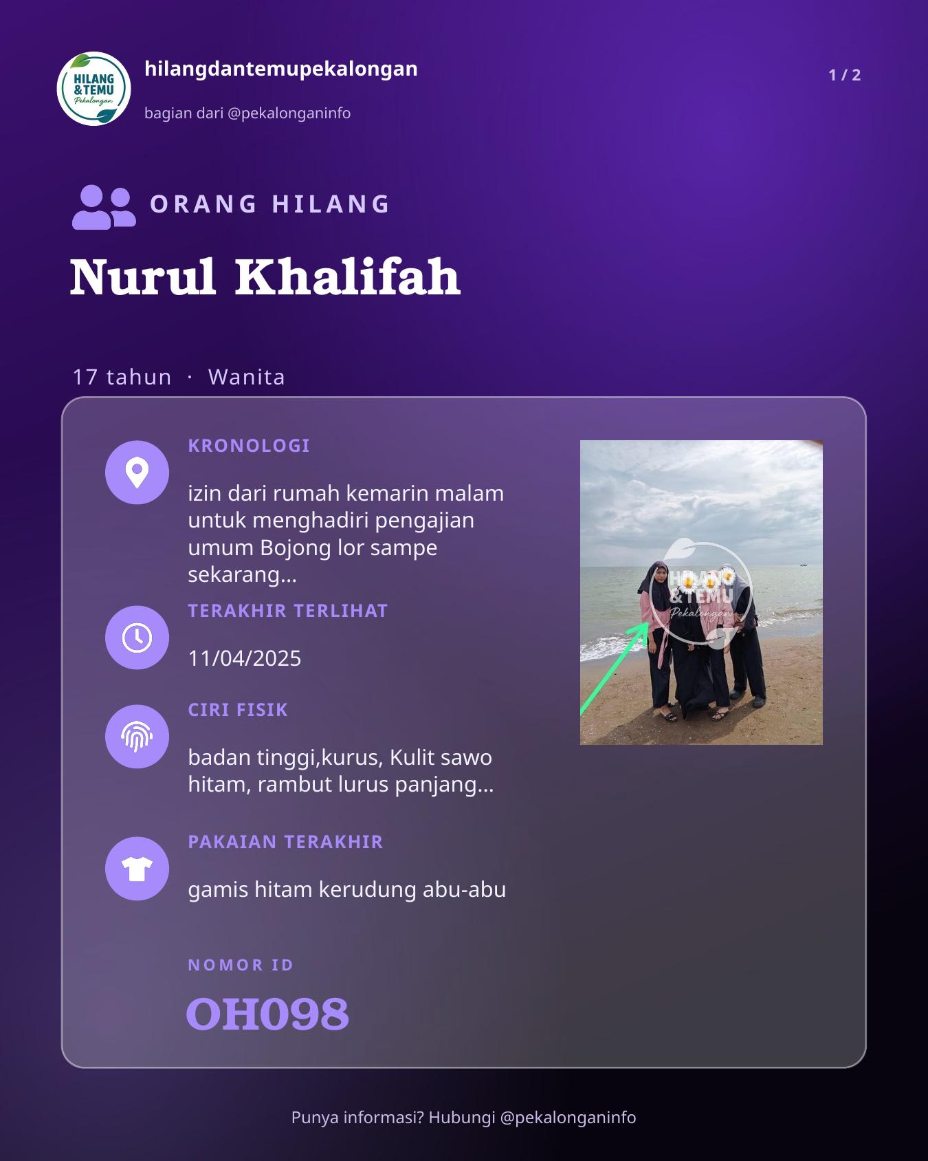 Slide 1 laporan Nurul Khalifah