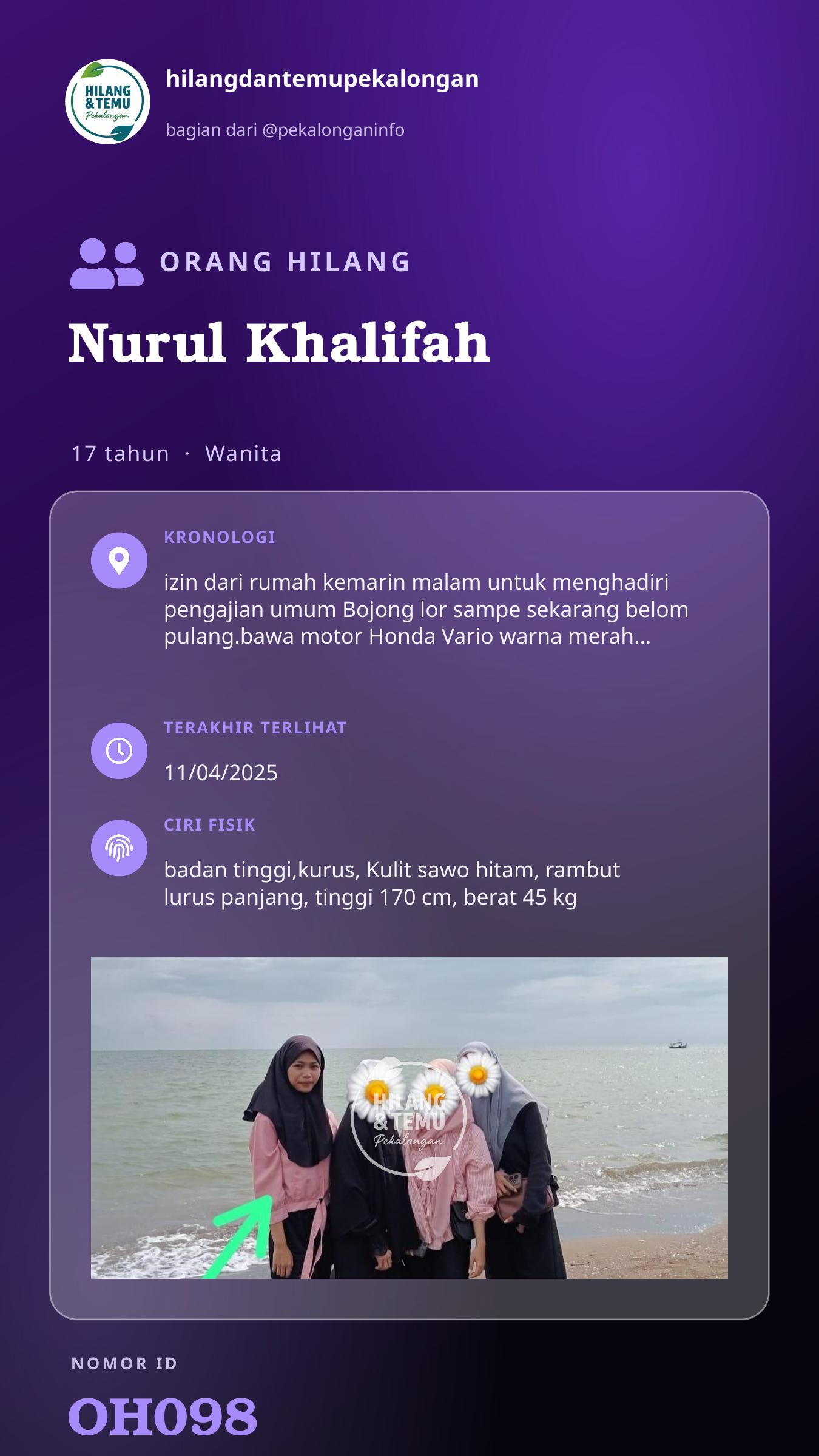 Story 9:16 laporan Nurul Khalifah