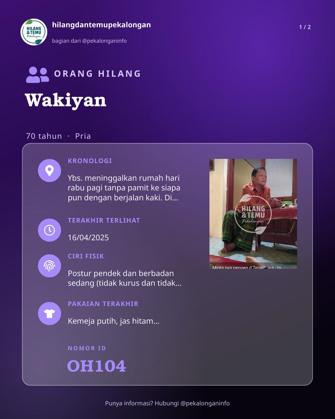 Slide 1 laporan Wakiyan