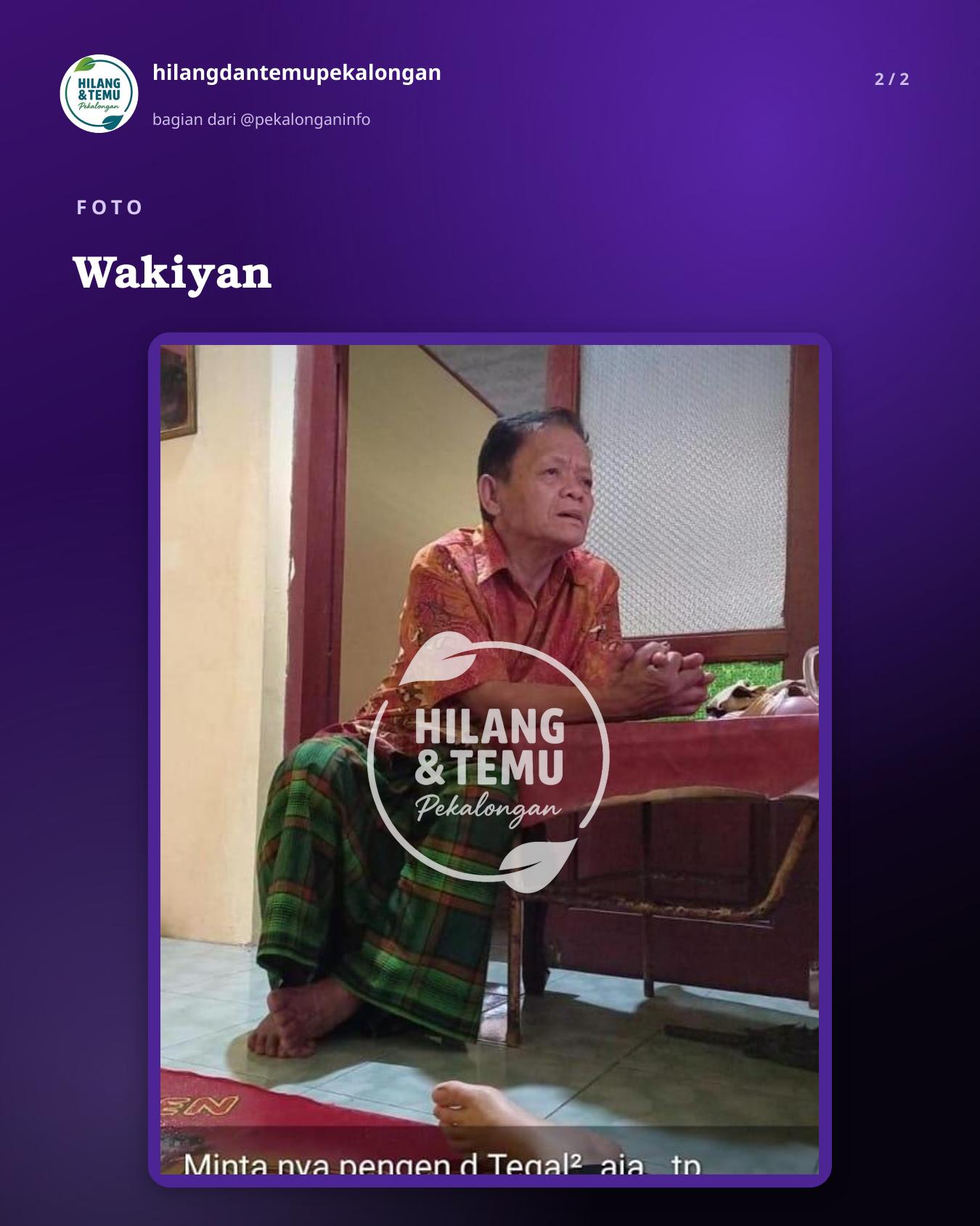 Slide 2 laporan Wakiyan