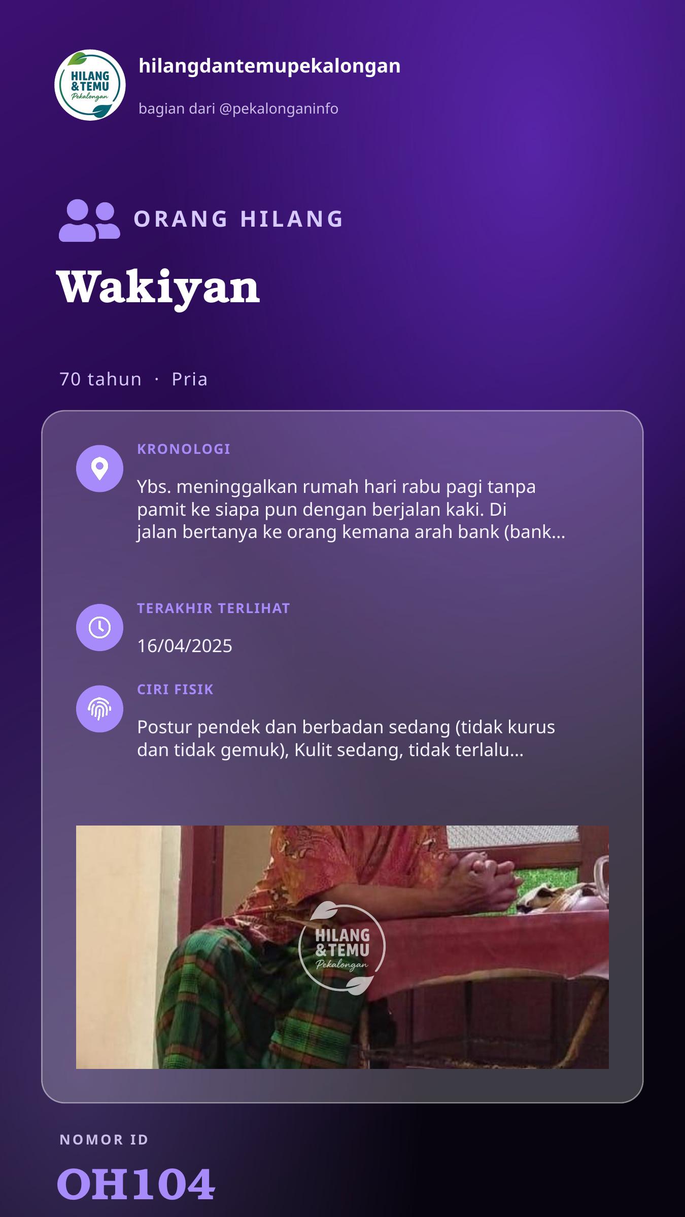 Story 9:16 laporan Wakiyan