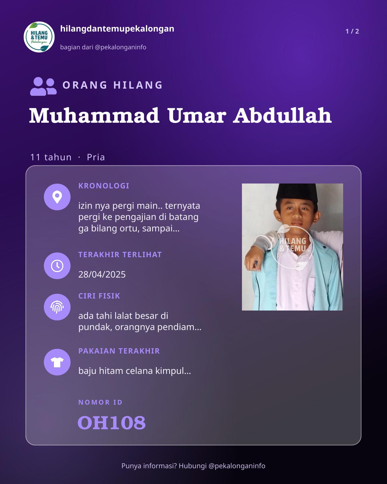 Slide 1 laporan Muhammad Umar Abdullah