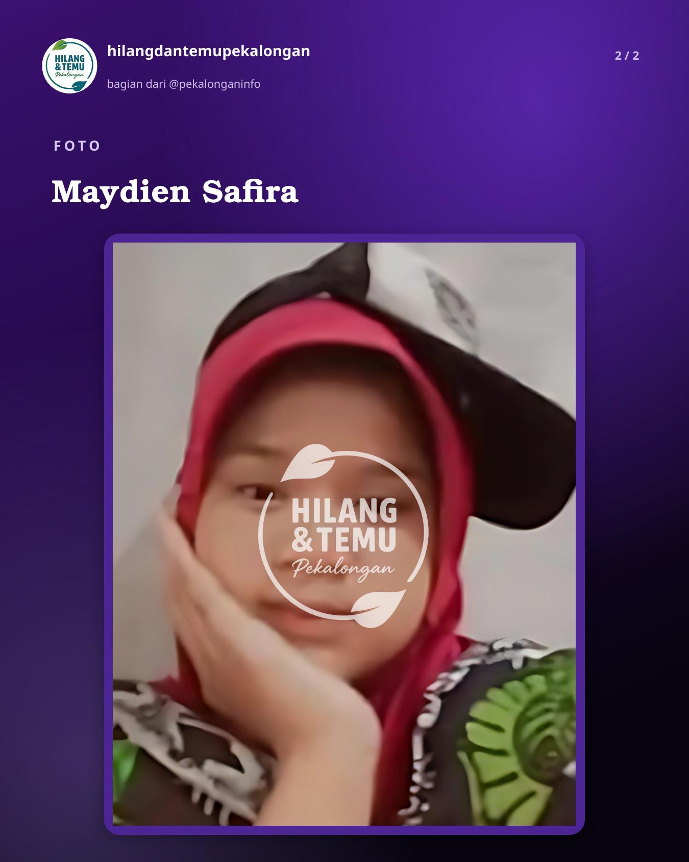 Slide 2 laporan Maydien Safira
