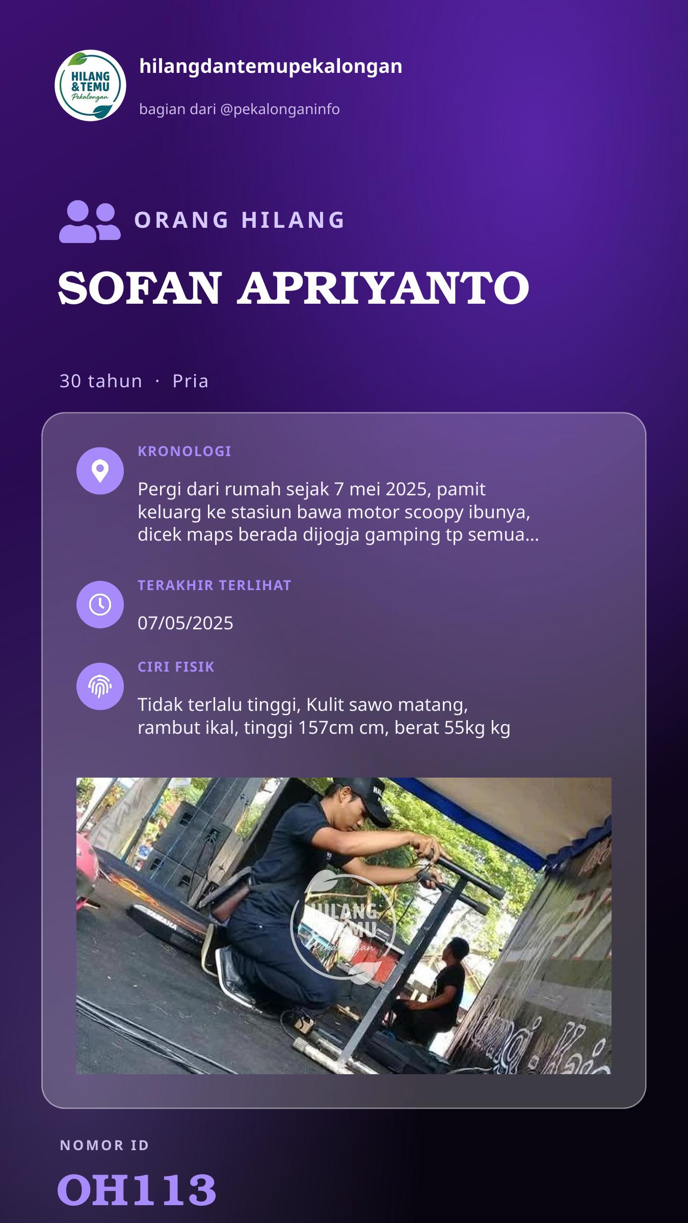 Story 9:16 laporan SOFAN APRIYANTO