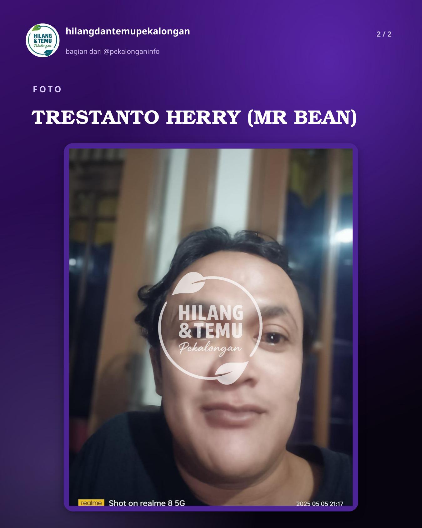 Slide 2 laporan TRESTANTO HERRY (MR BEAN)