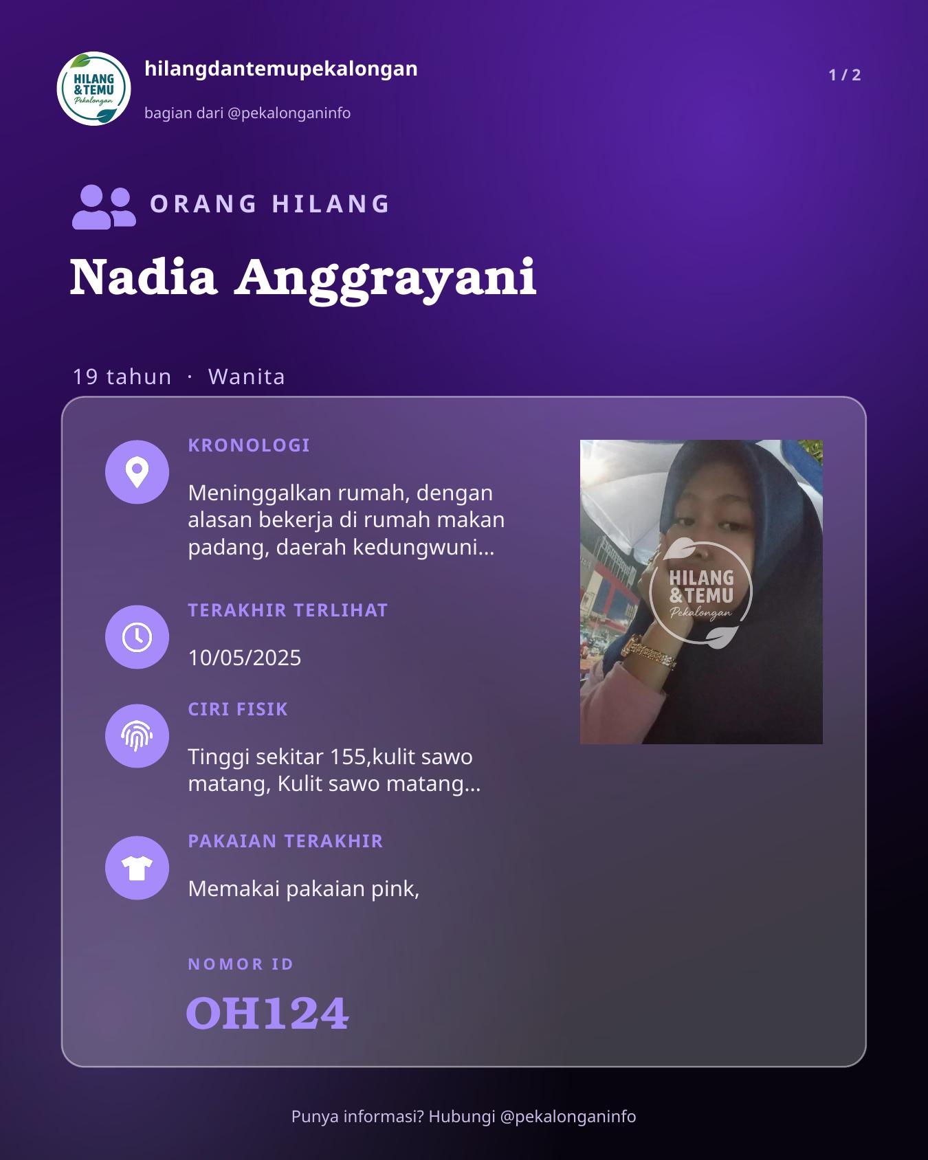 Slide 1 laporan Nadia Anggrayani