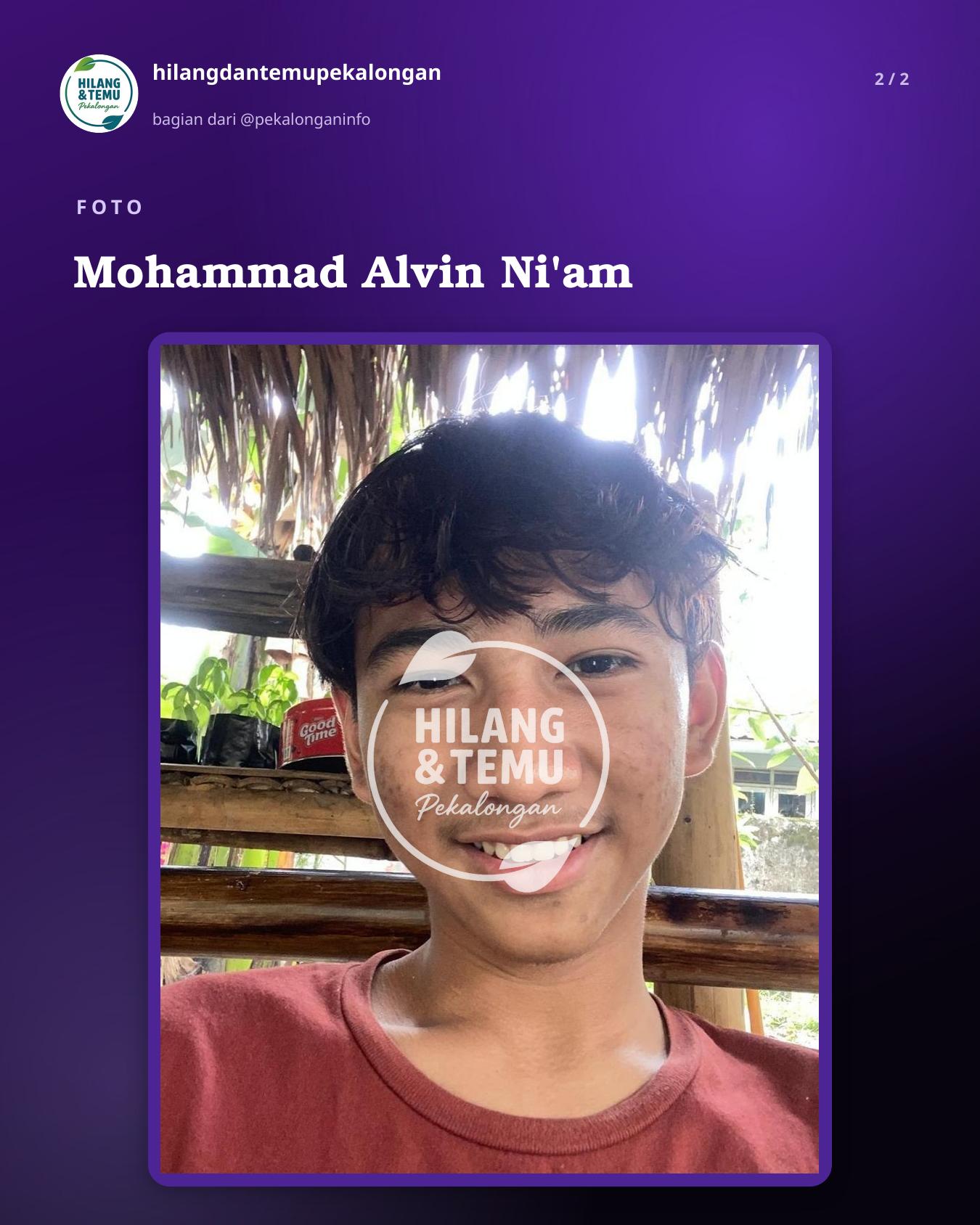 Slide 2 laporan Mohammad Alvin Ni'am