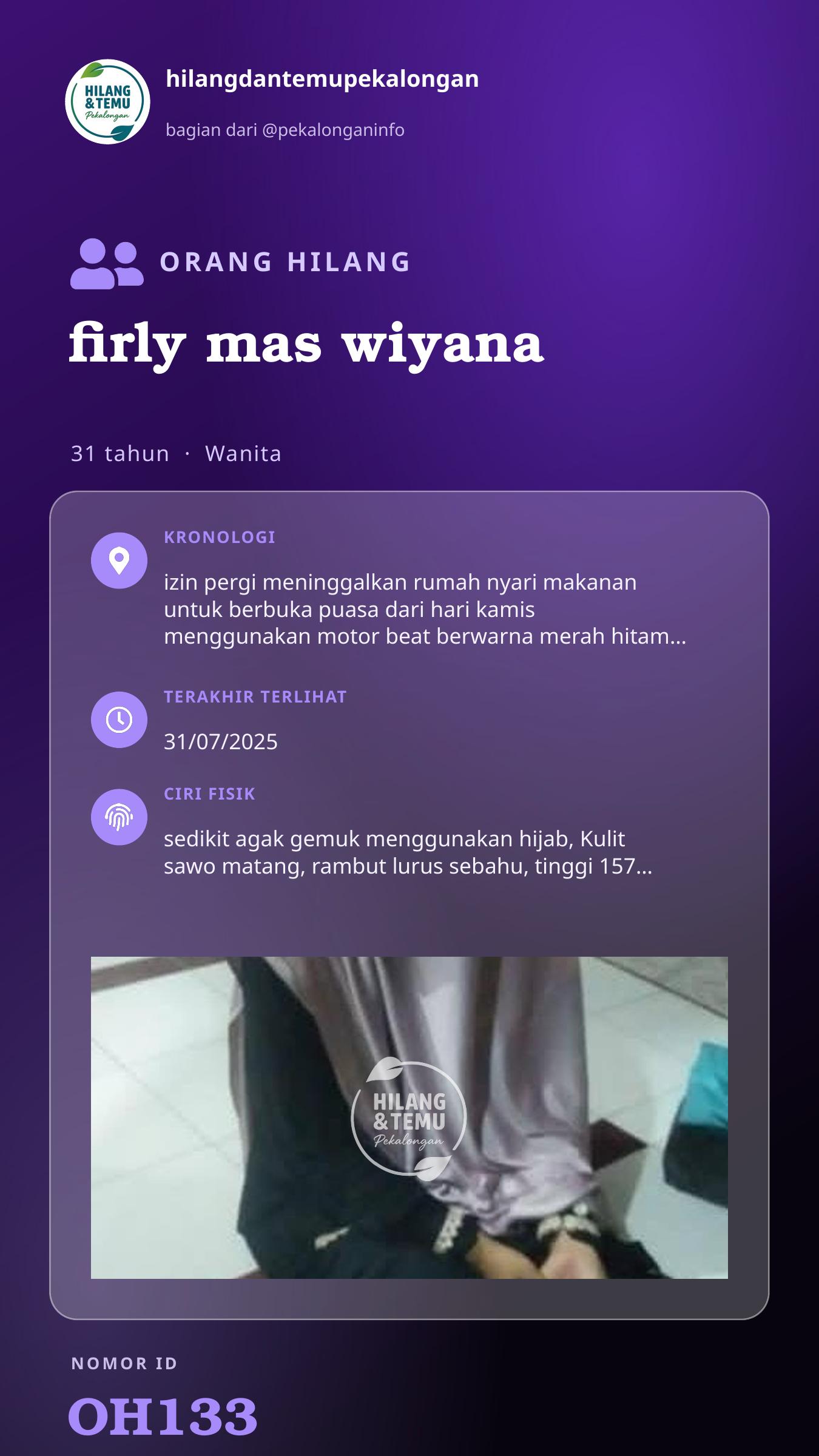 Story 9:16 laporan firly mas wiyana