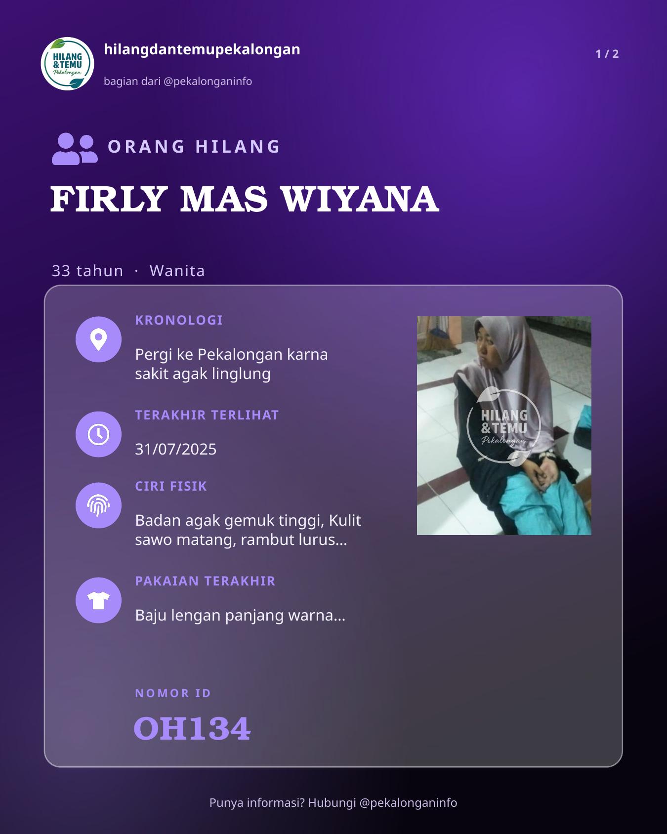 Slide 1 laporan FIRLY MAS WIYANA