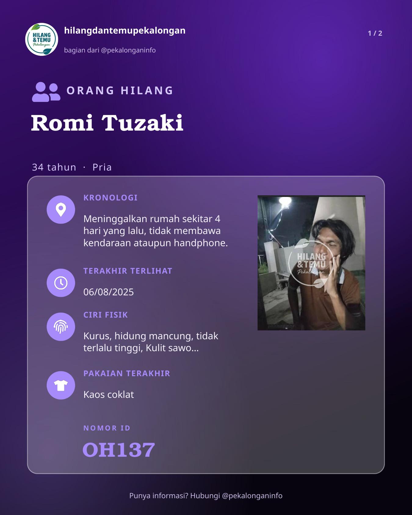 Slide 1 laporan Romi Tuzaki