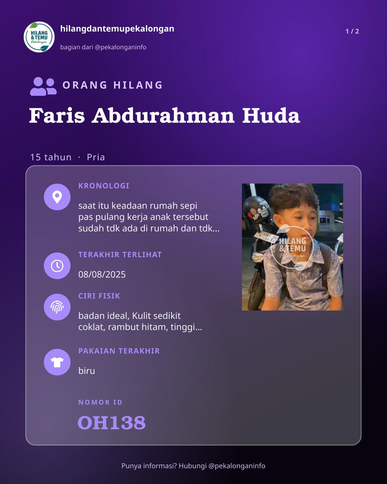 Slide 1 laporan Faris Abdurahman Huda