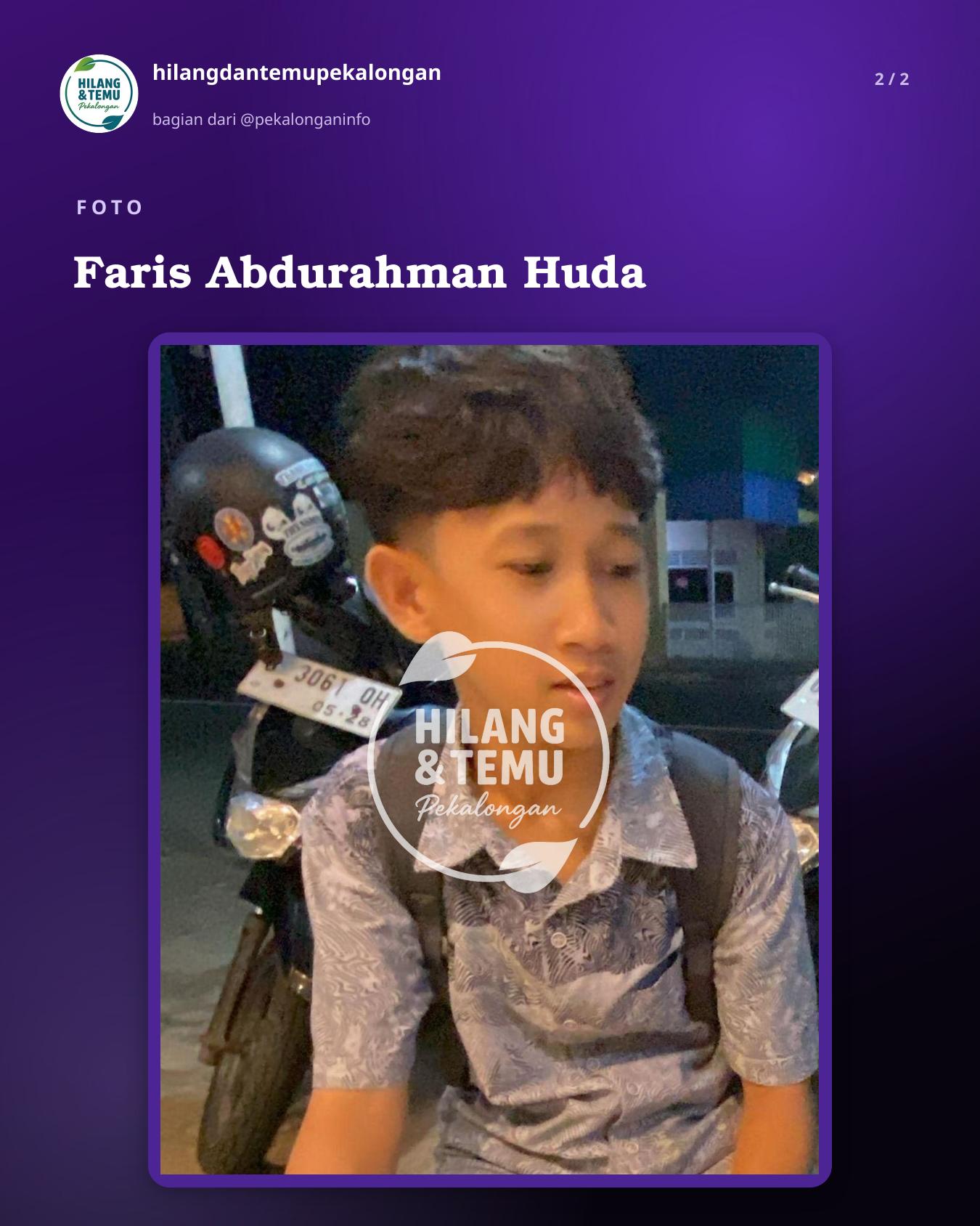 Slide 2 laporan Faris Abdurahman Huda