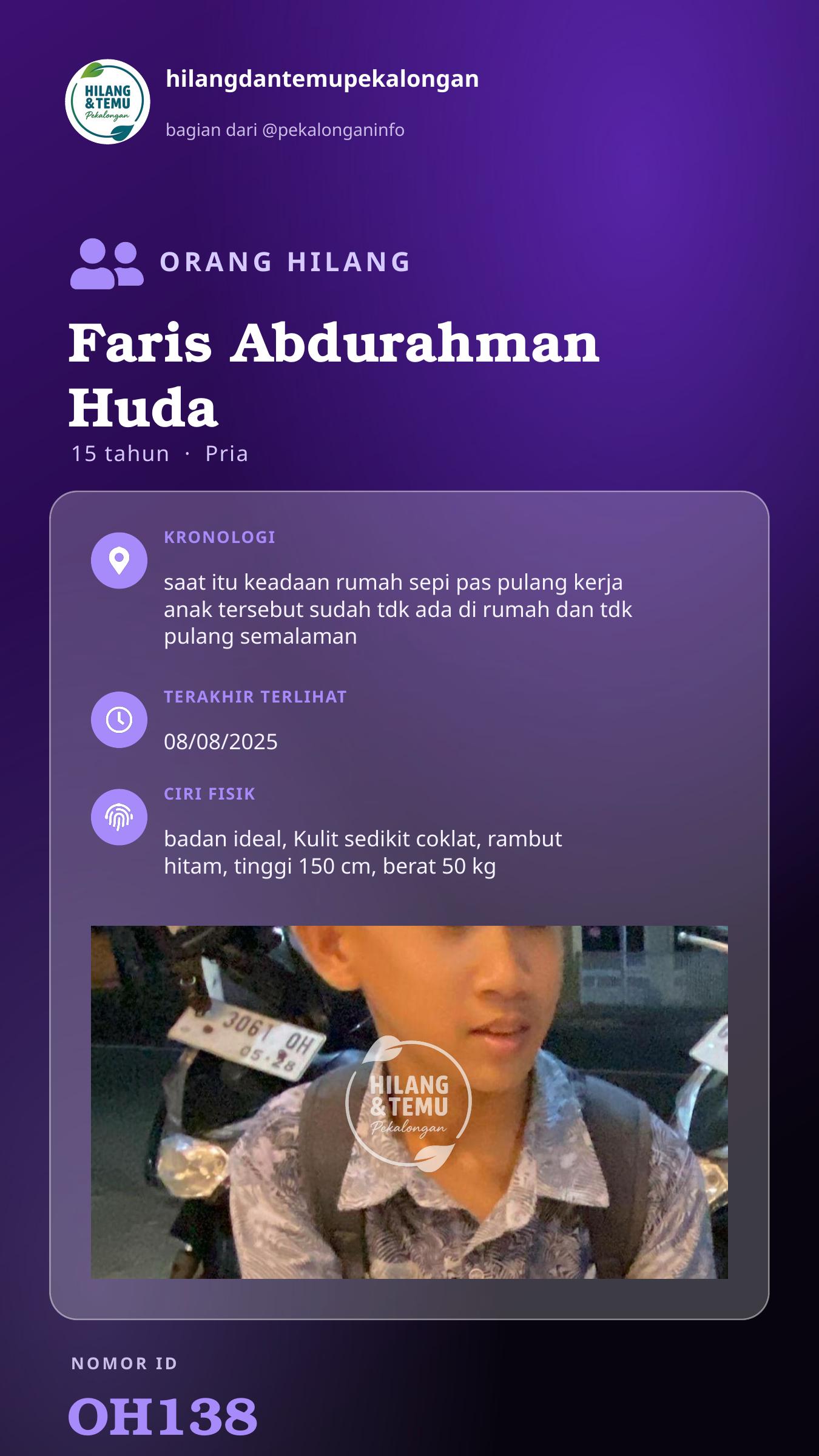Story 9:16 laporan Faris Abdurahman Huda