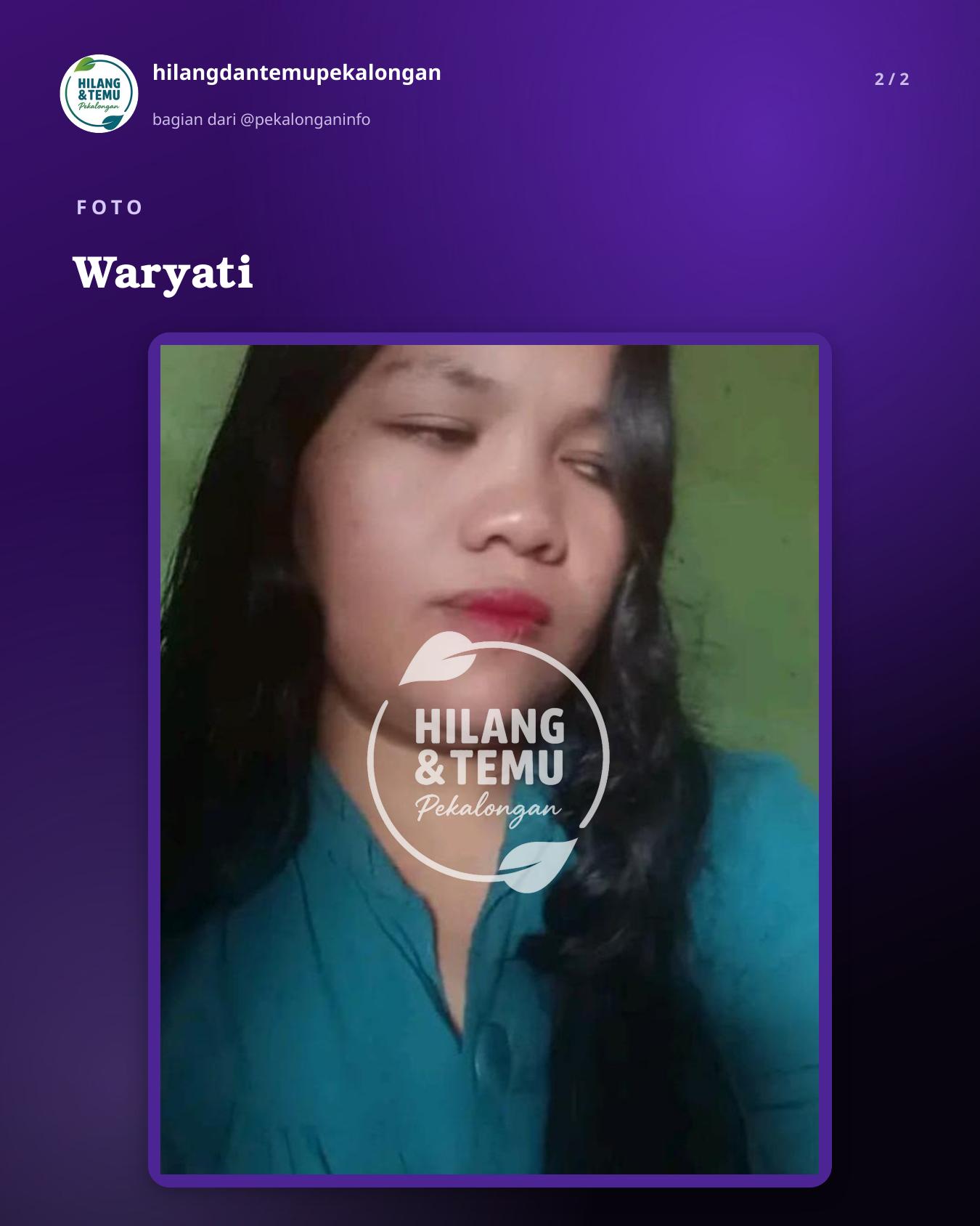 Slide 2 laporan Waryati