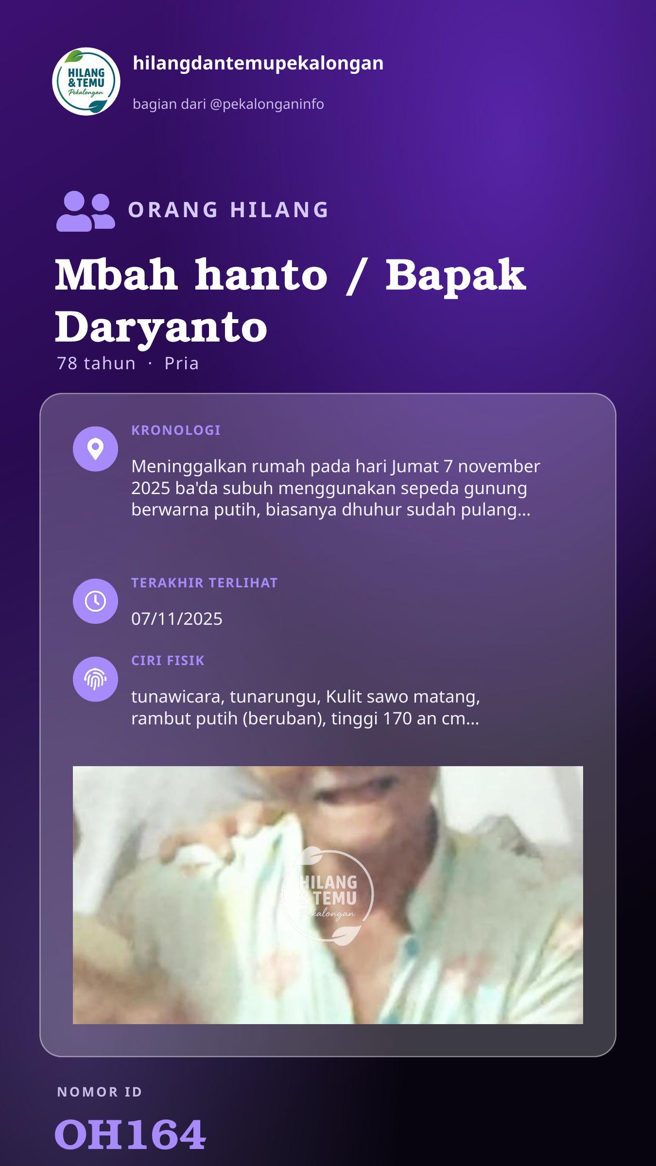 Story 9:16 laporan Mbah hanto / Bapak Daryanto