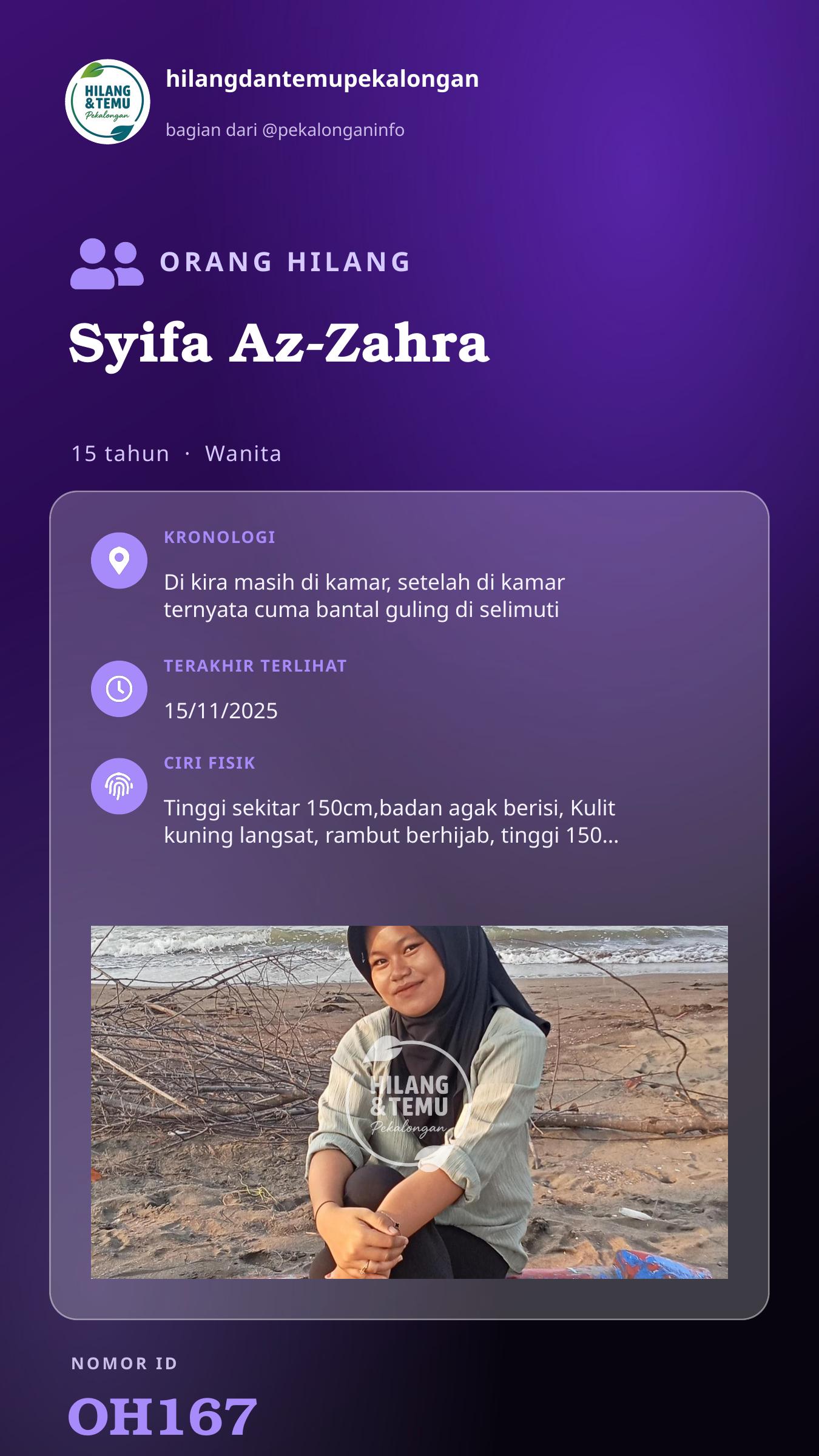 Story 9:16 laporan Syifa Az-Zahra