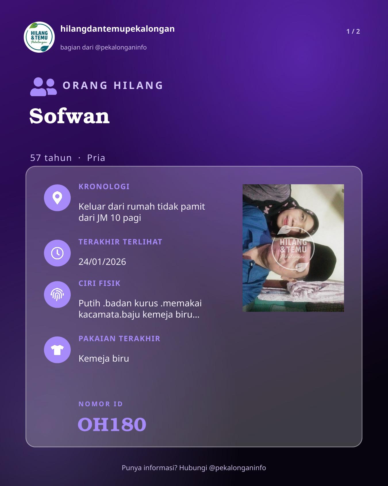 Slide 1 laporan Sofwan