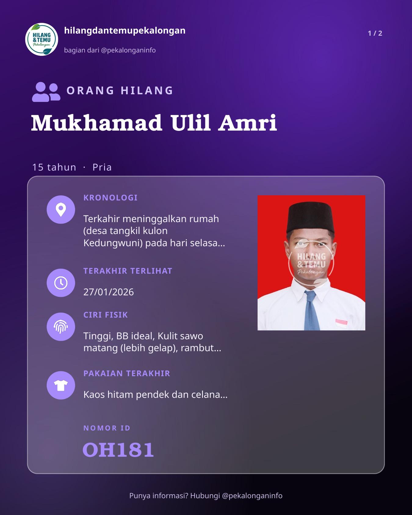 Slide 1 laporan Mukhamad Ulil Amri