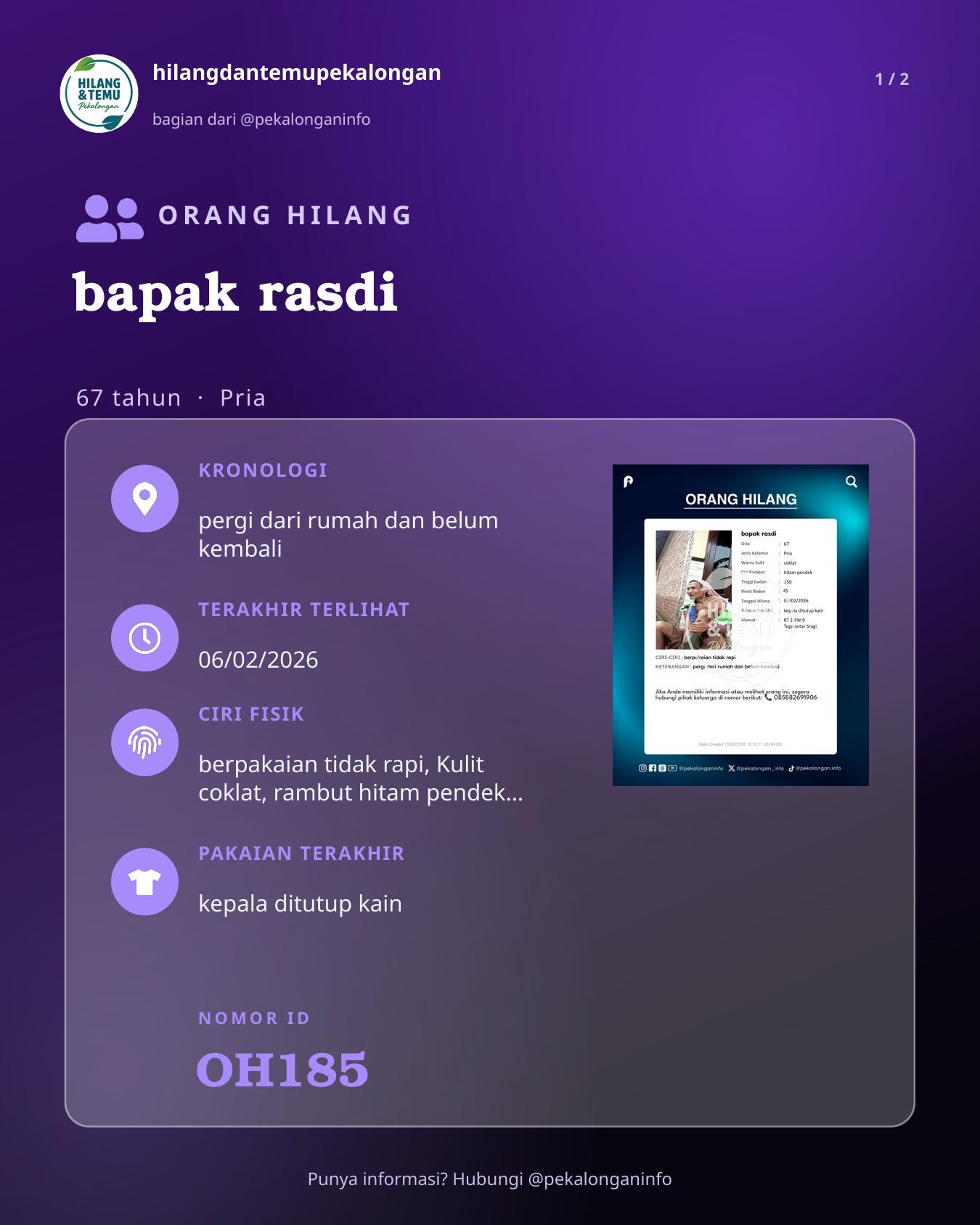 Slide 1 laporan bapak rasdi