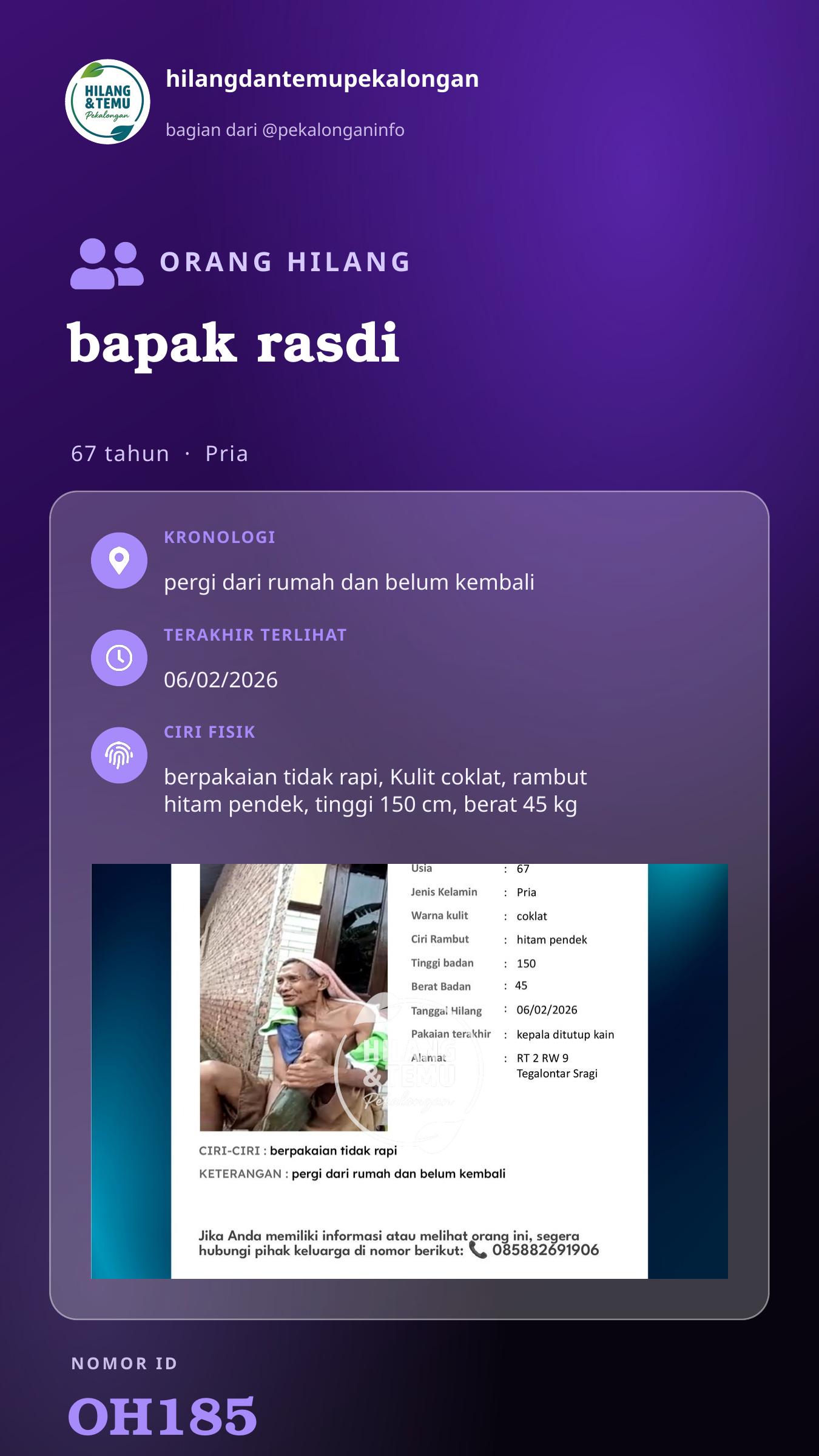 Story 9:16 laporan bapak rasdi