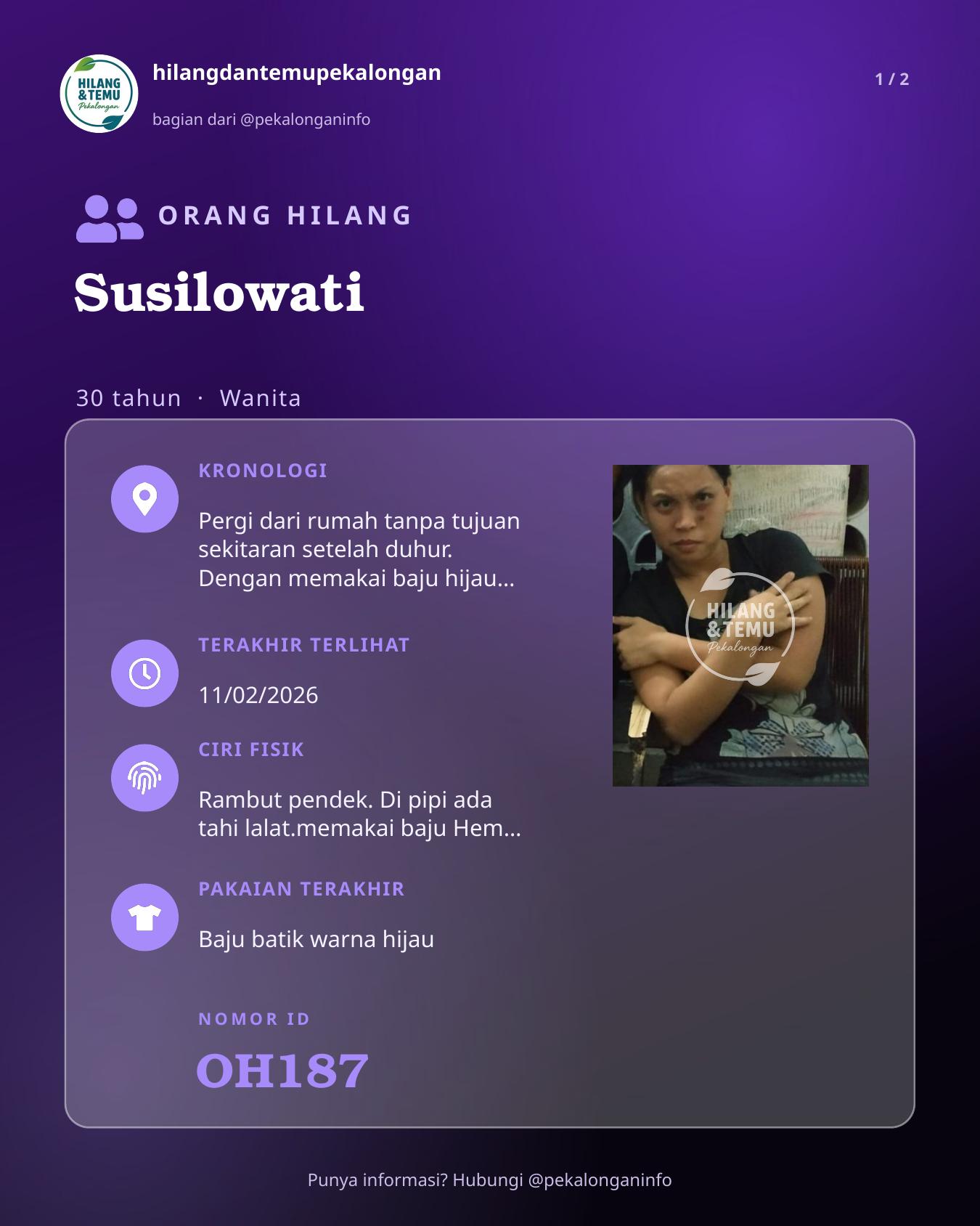 Slide laporan Susilowati (OH187)