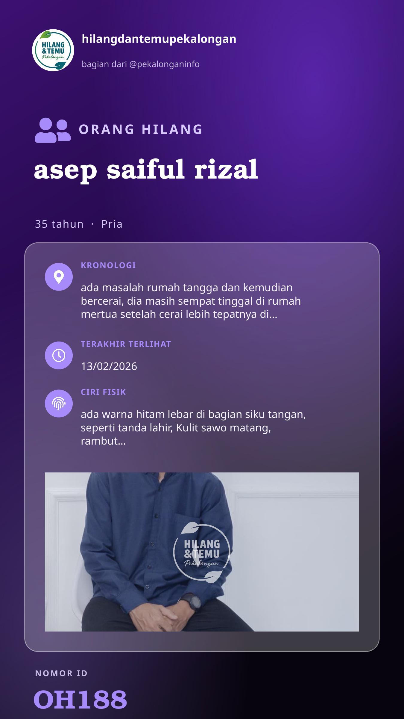 Story 9:16 laporan asep saiful rizal