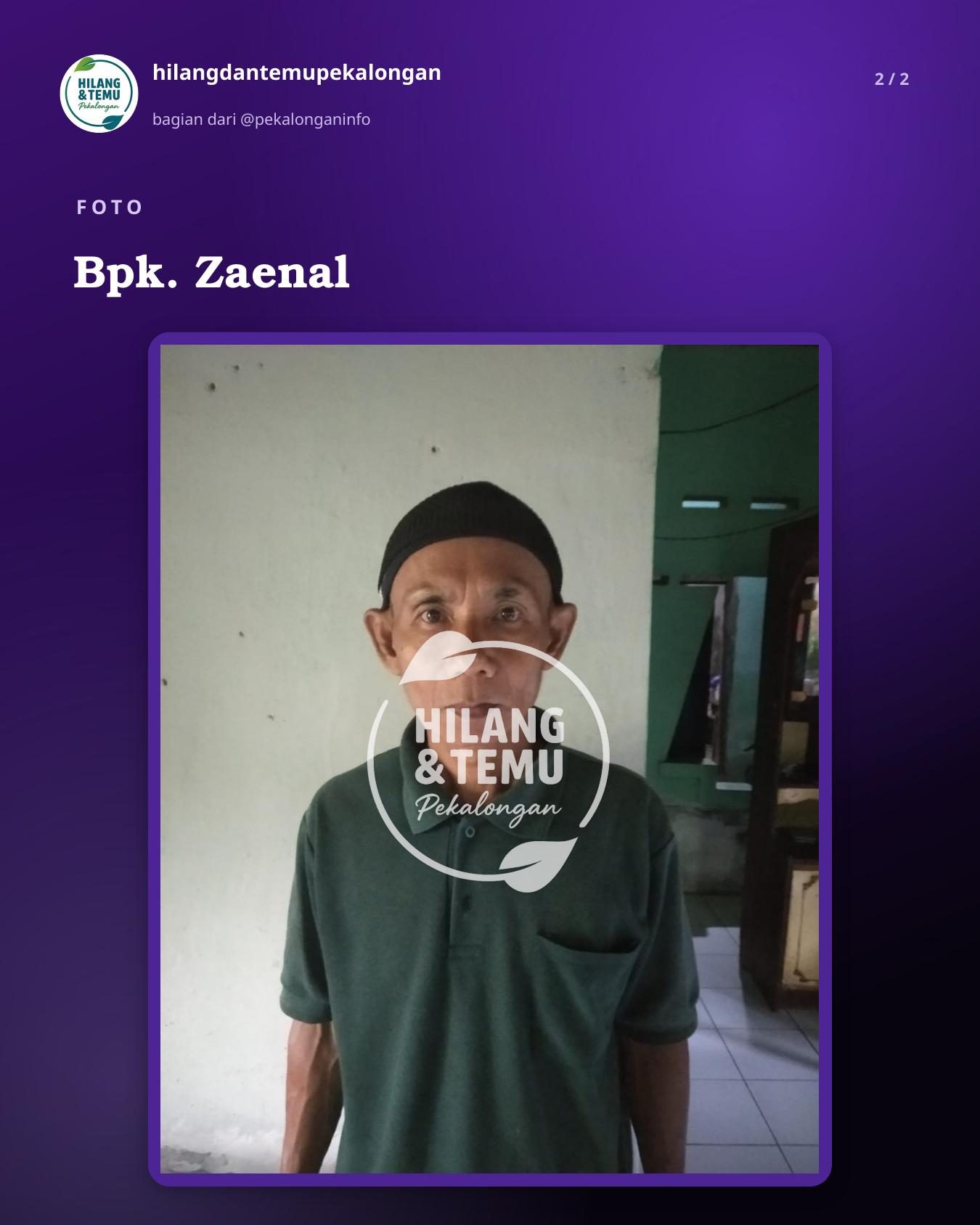 Slide 2 laporan Bpk. Zaenal