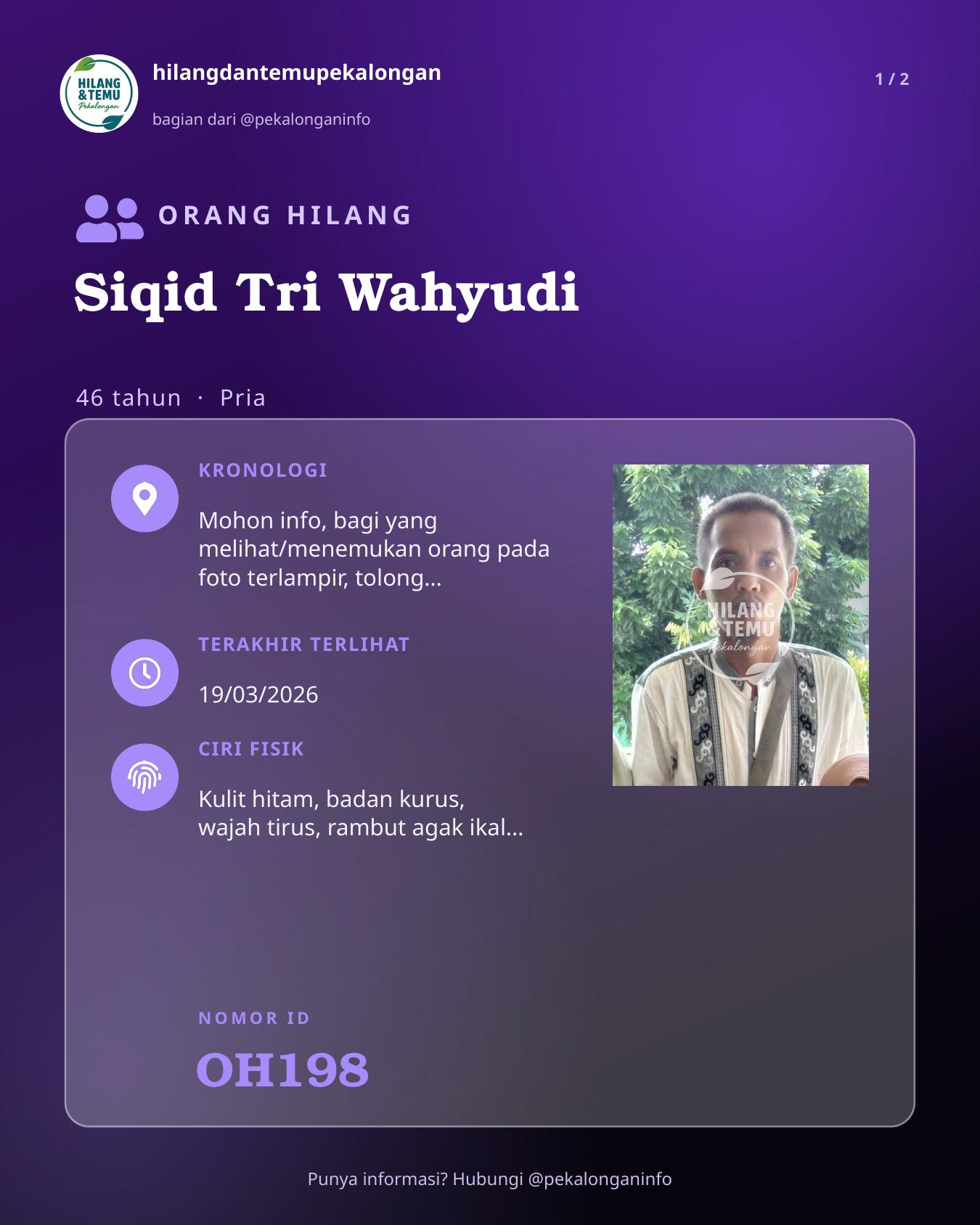 Slide laporan Siqid Tri Wahyudi (OH198)