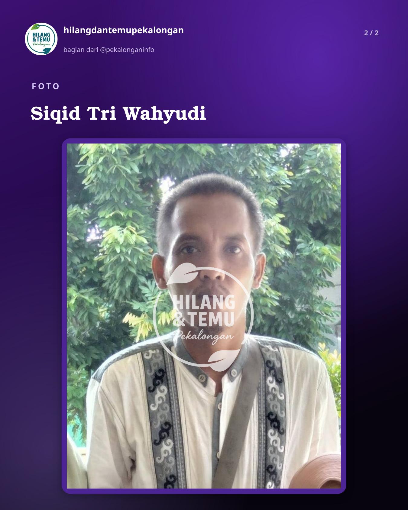 Slide 2 laporan Siqid Tri Wahyudi