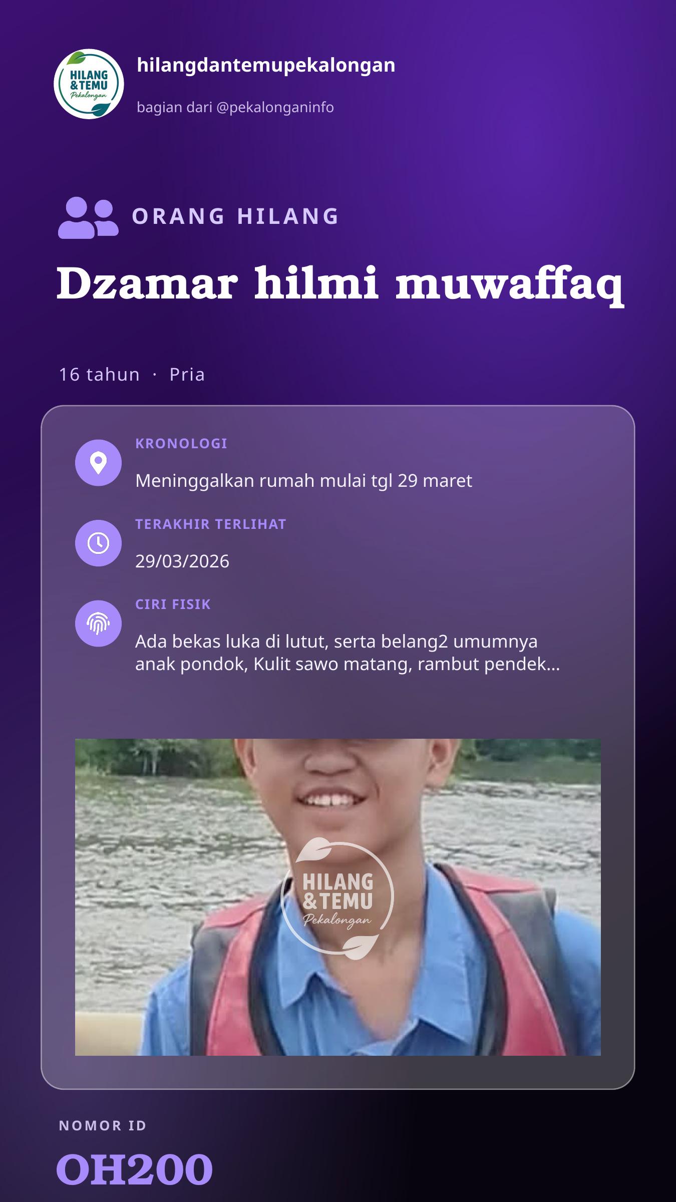 Story 9:16 laporan Dzamar hilmi muwaffaq