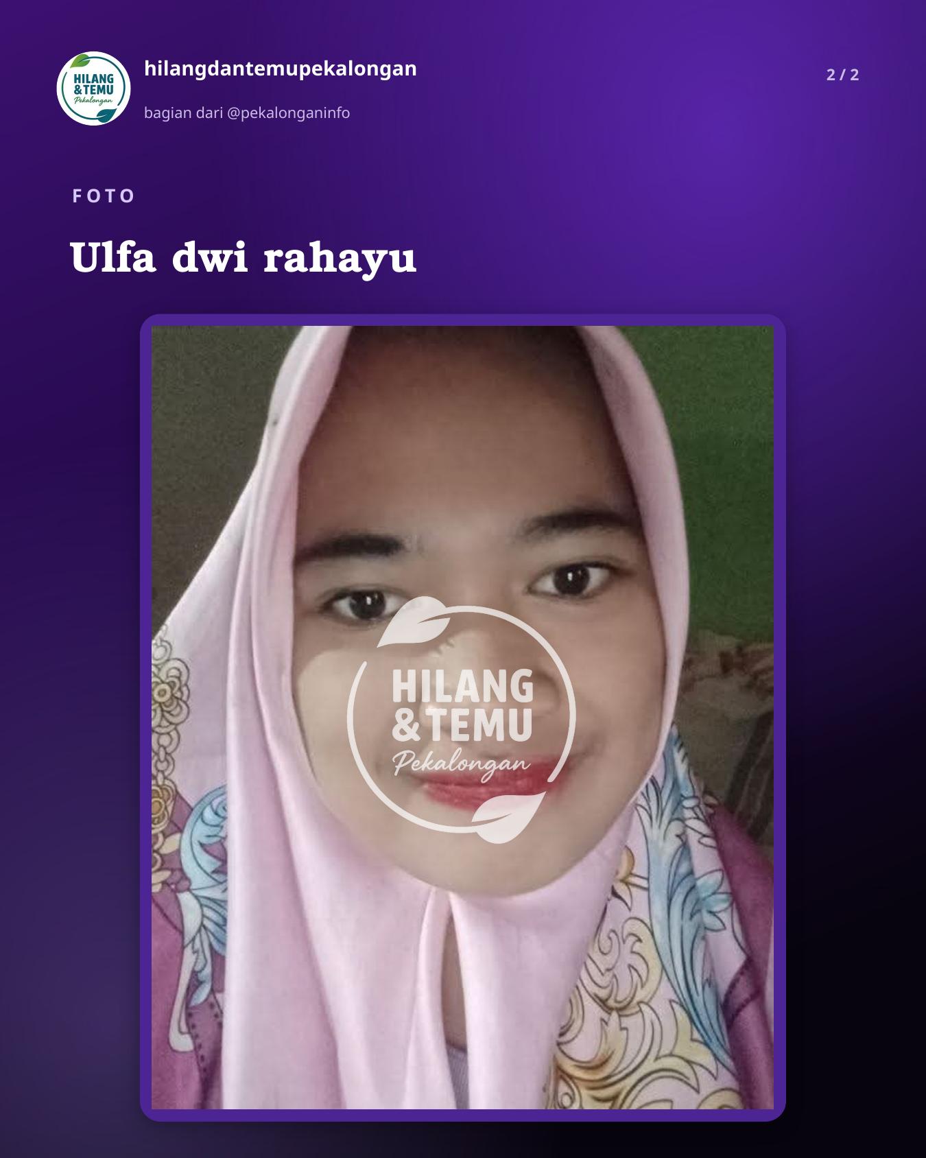 Slide 2 laporan Ulfa dwi rahayu