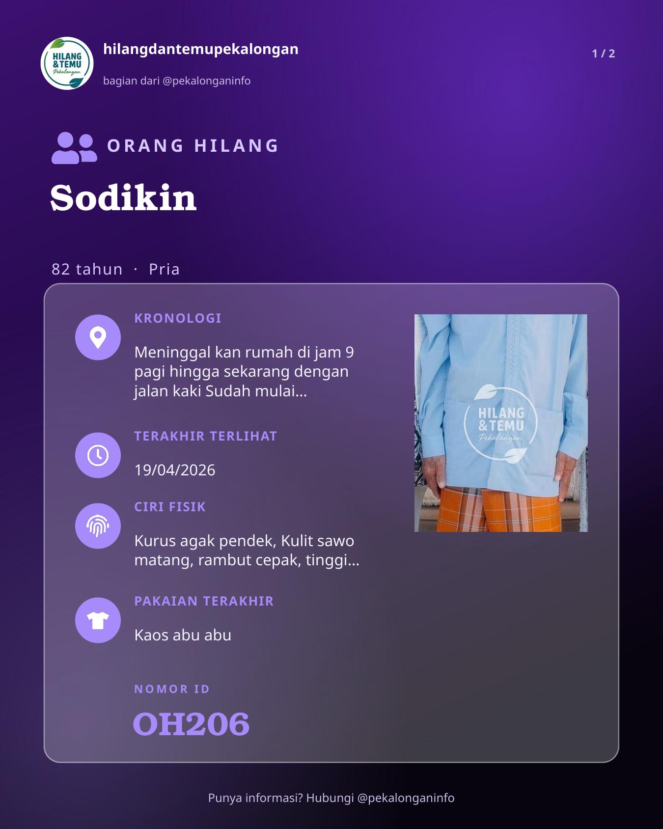Slide 1 laporan Sodikin