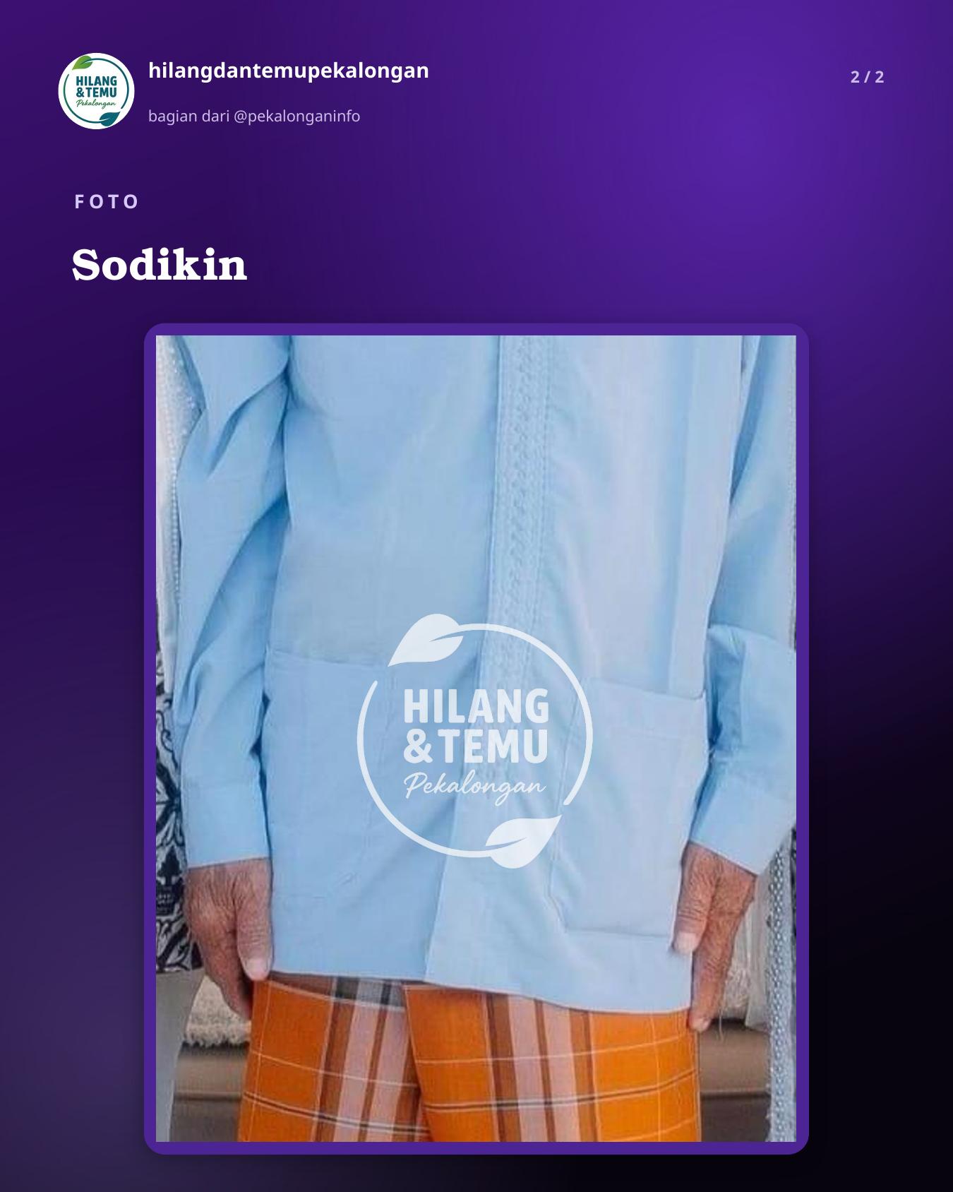 Slide 2 laporan Sodikin