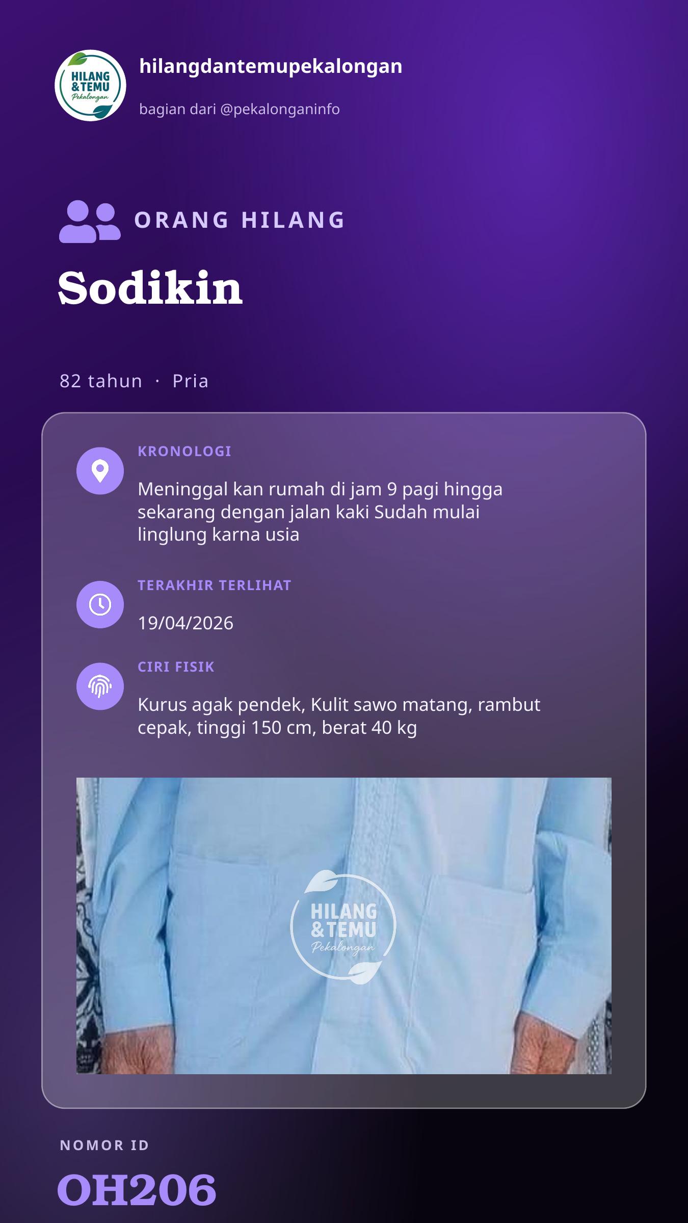 Story 9:16 laporan Sodikin