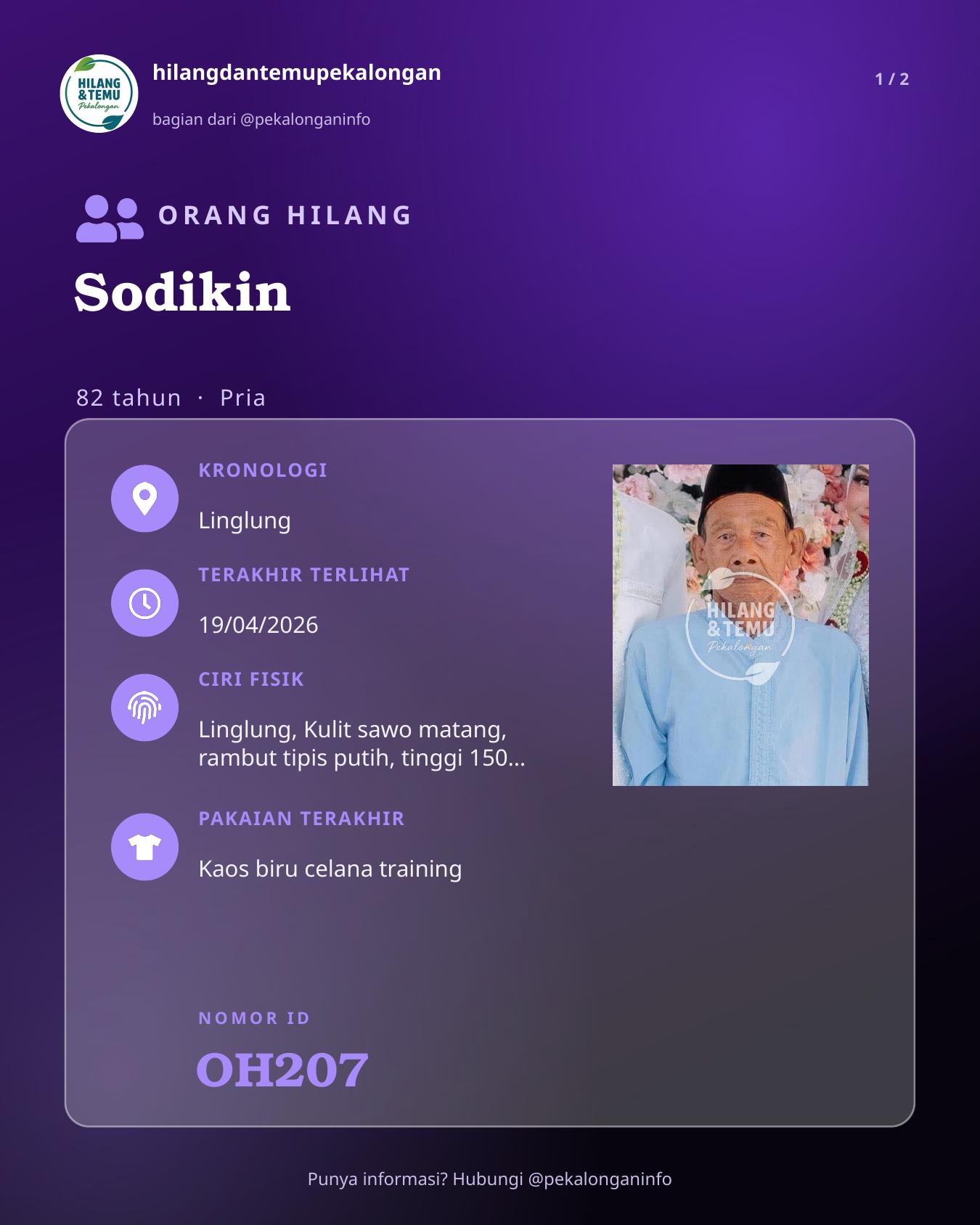 Slide laporan Sodikin (OH207)