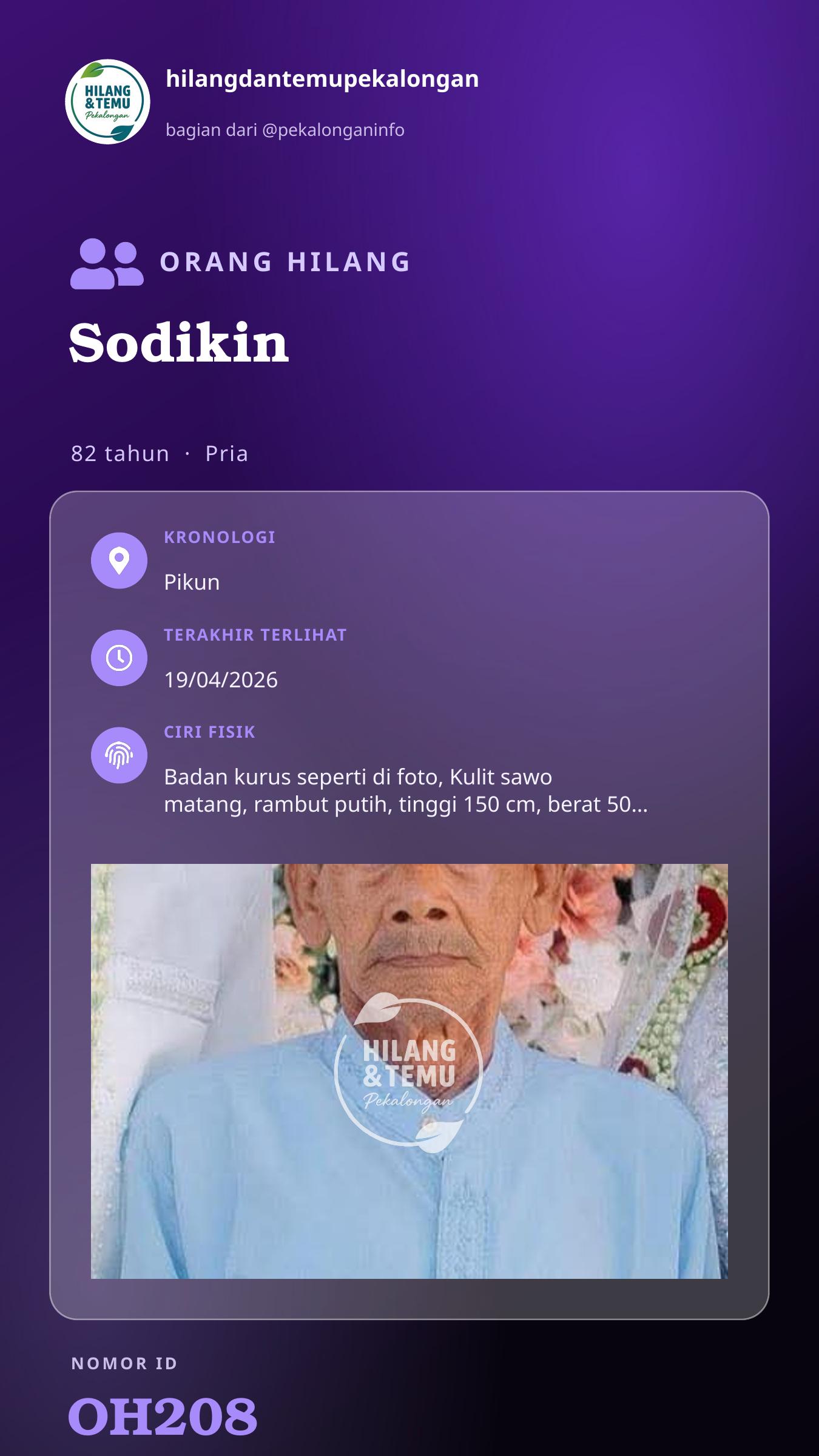Story 9:16 laporan Sodikin