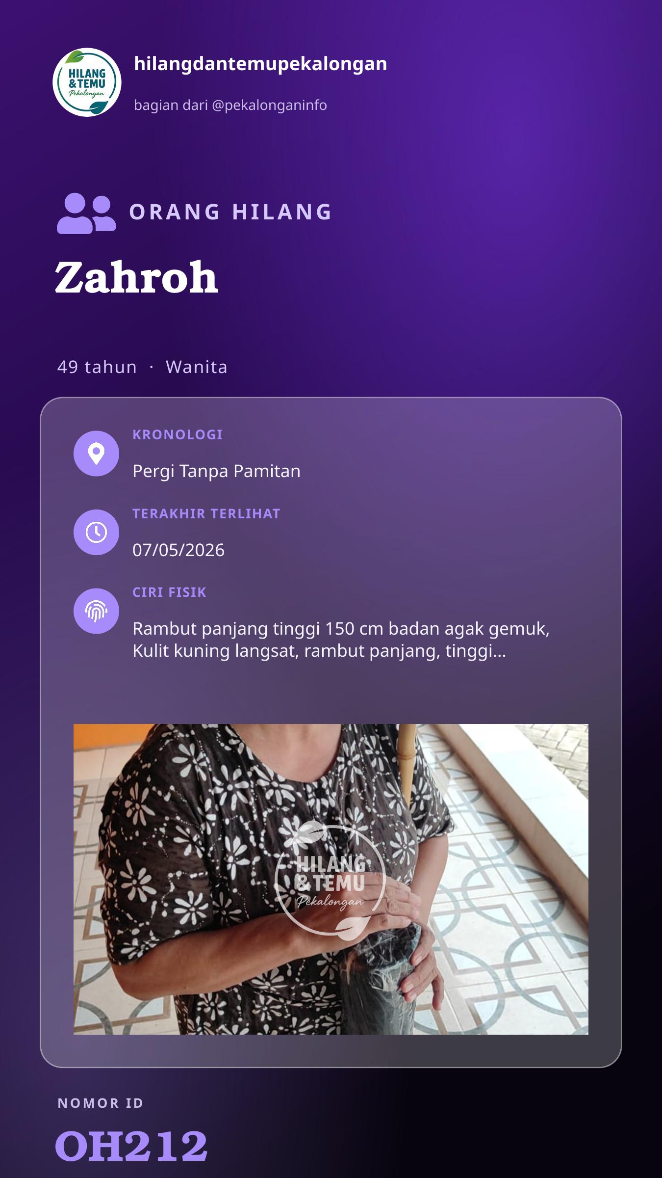 Story 9:16 laporan Zahroh