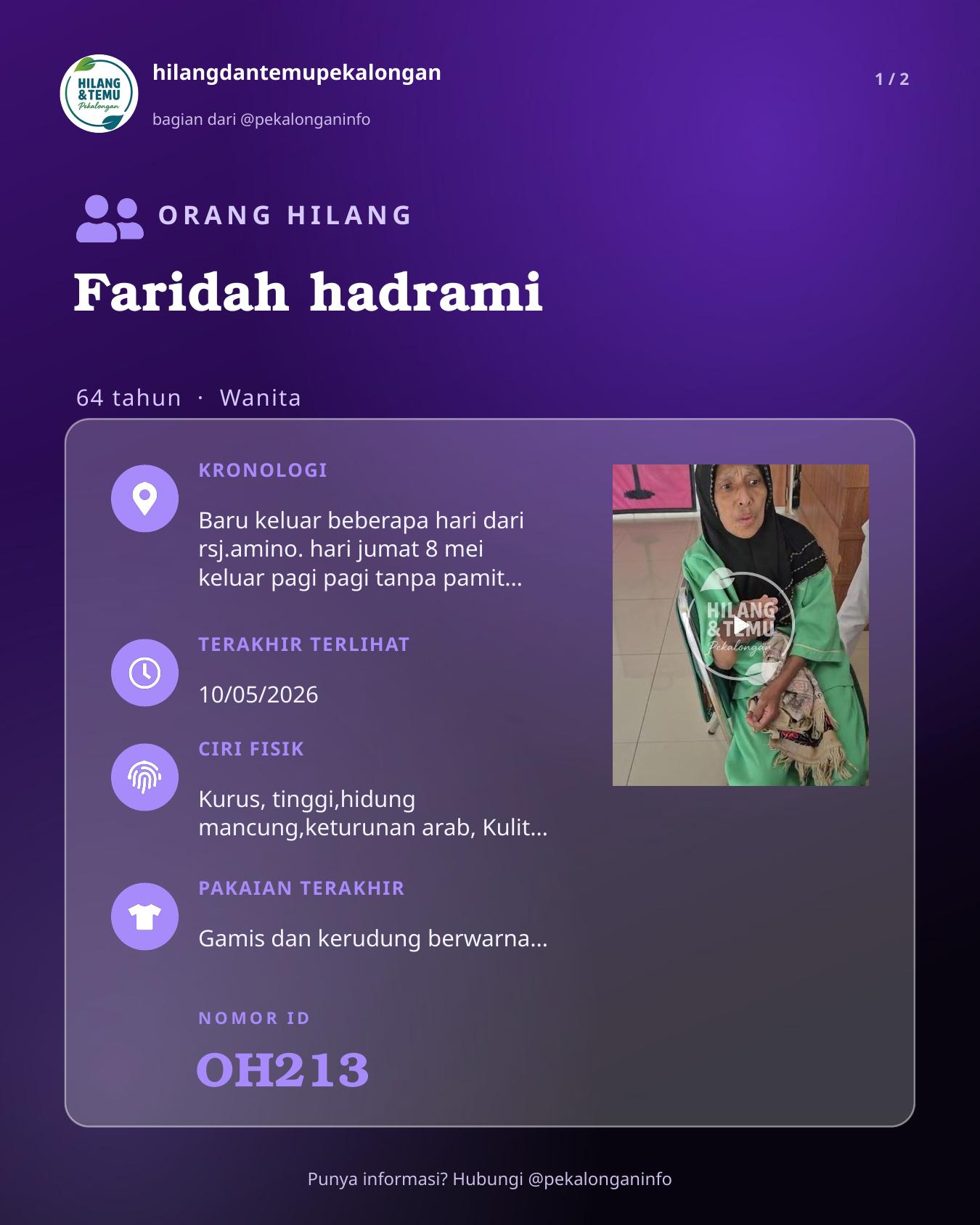 Slide 1 laporan Faridah hadrami