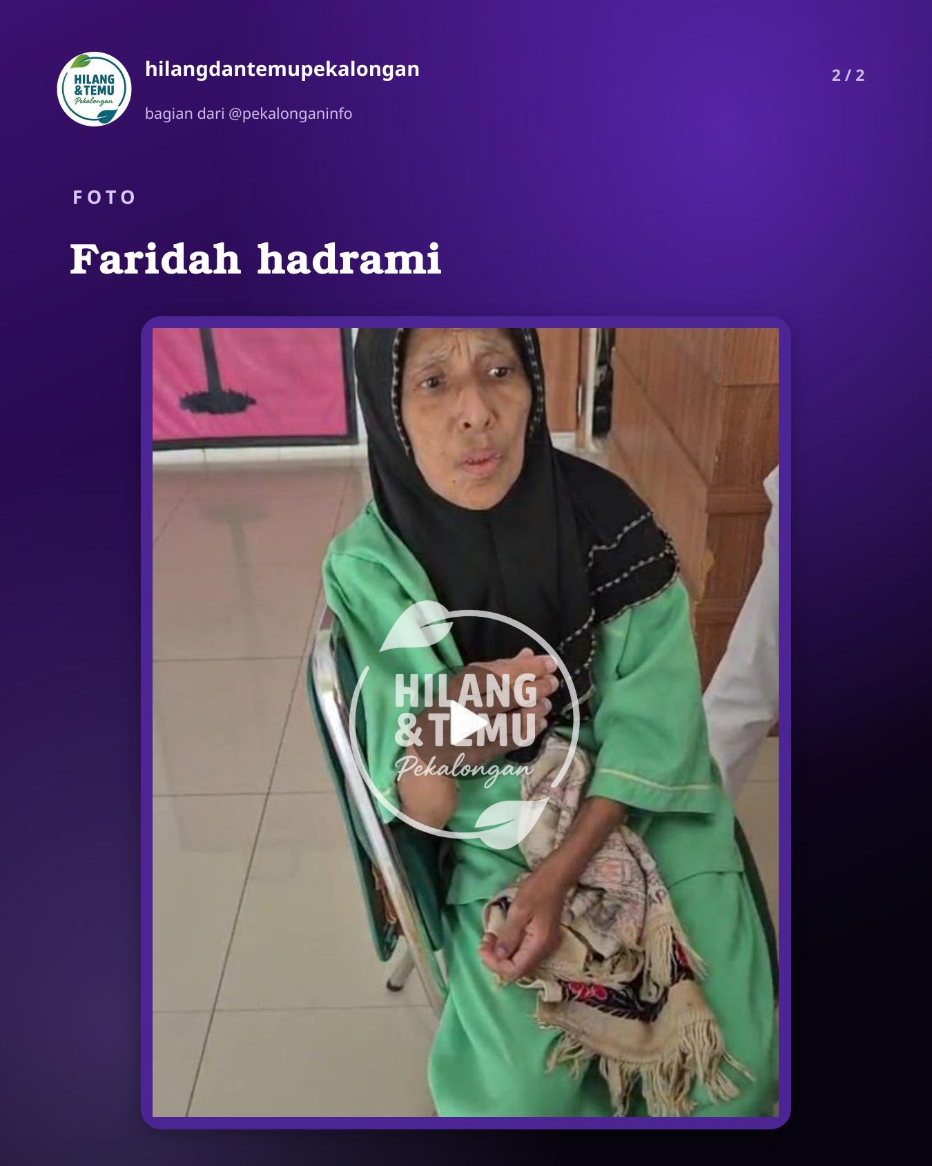 Slide 2 laporan Faridah hadrami