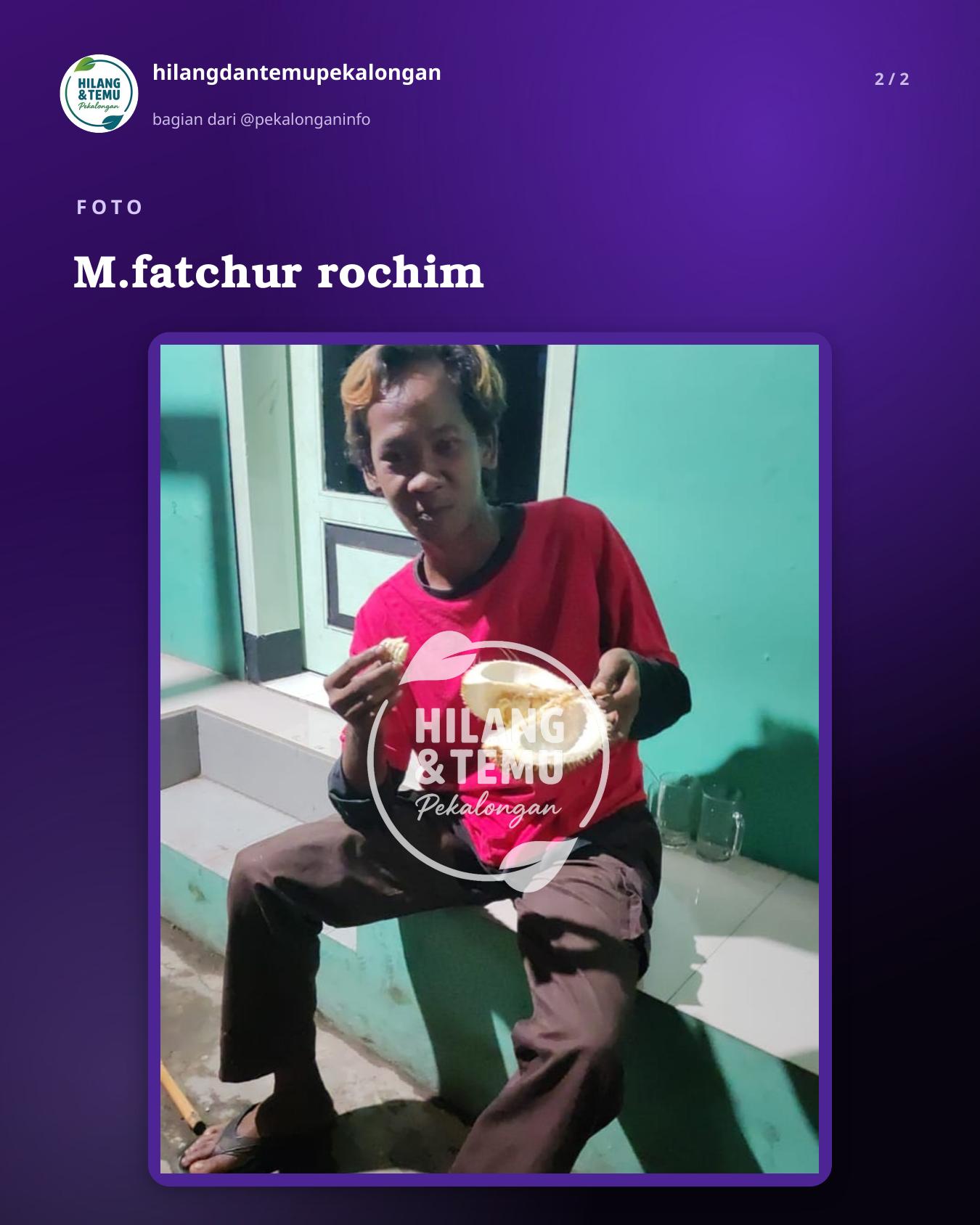 Slide 2 laporan M.fatchur rochim