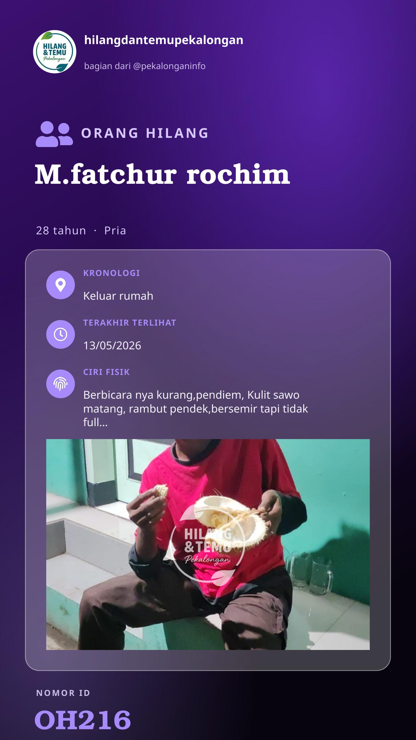 Story 9:16 laporan M.fatchur rochim