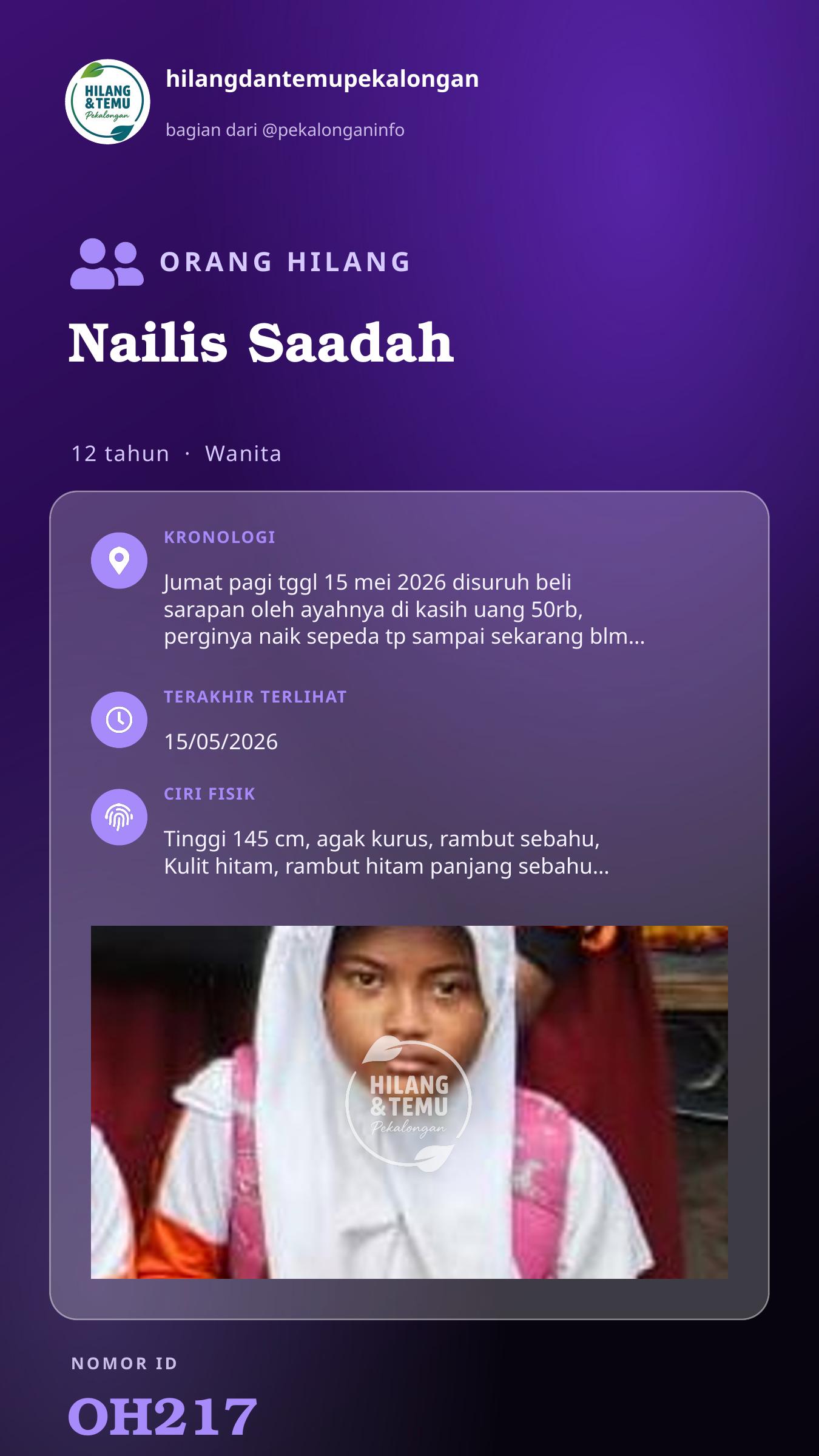 Story 9:16 laporan Nailis Saadah