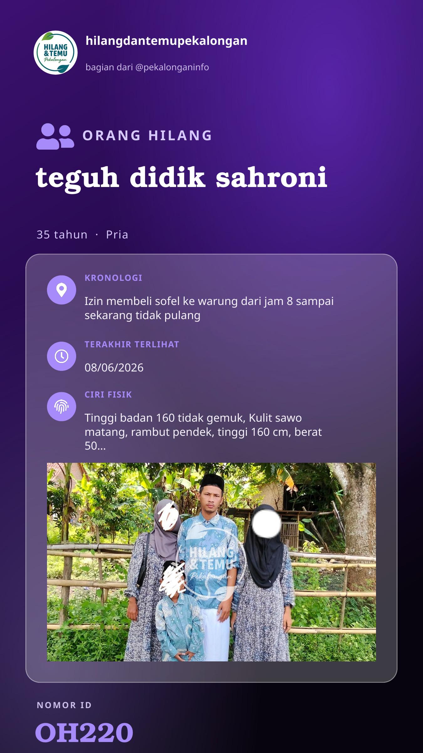 Story 9:16 laporan teguh didik sahroni
