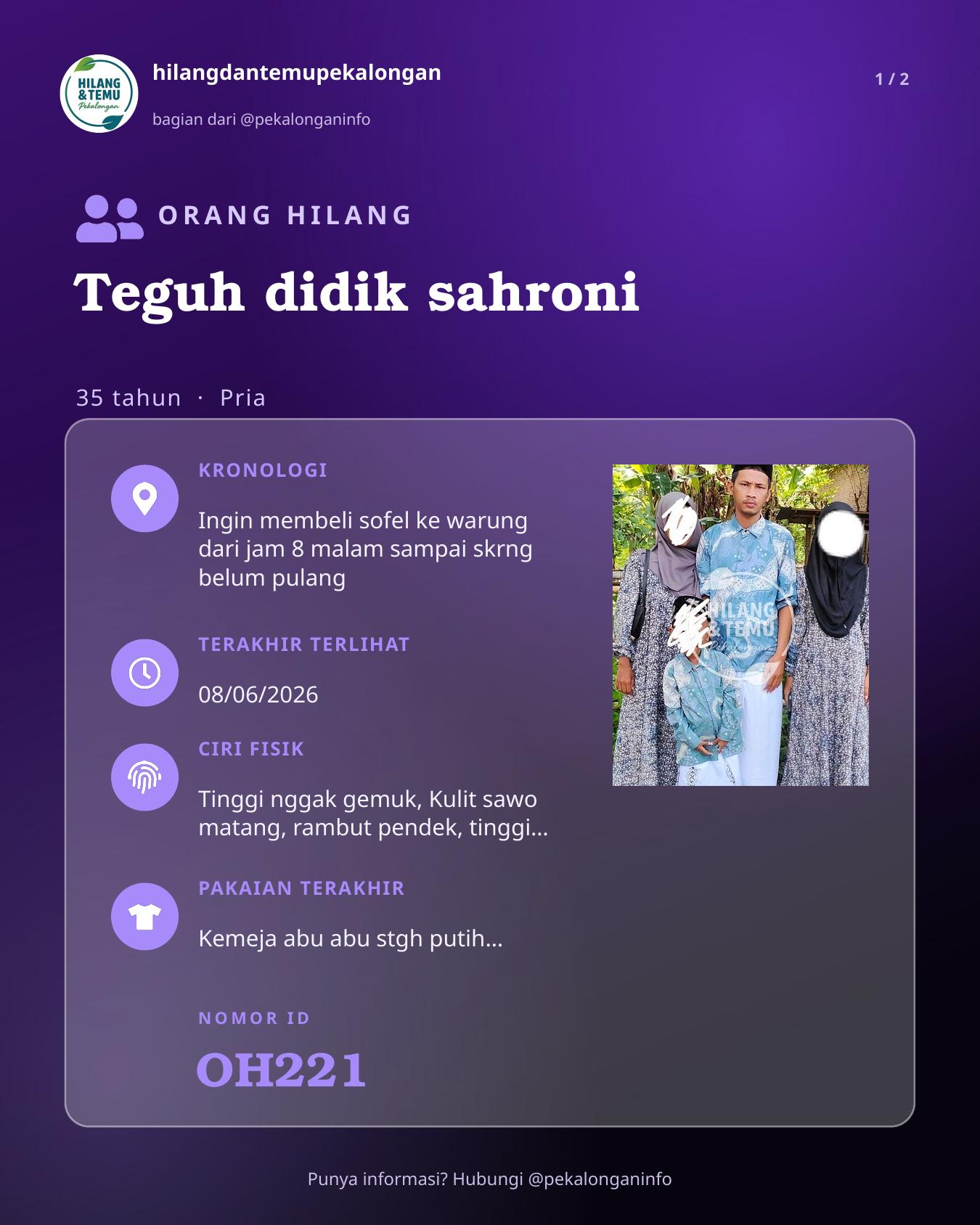Slide laporan Teguh didik sahroni (OH221)