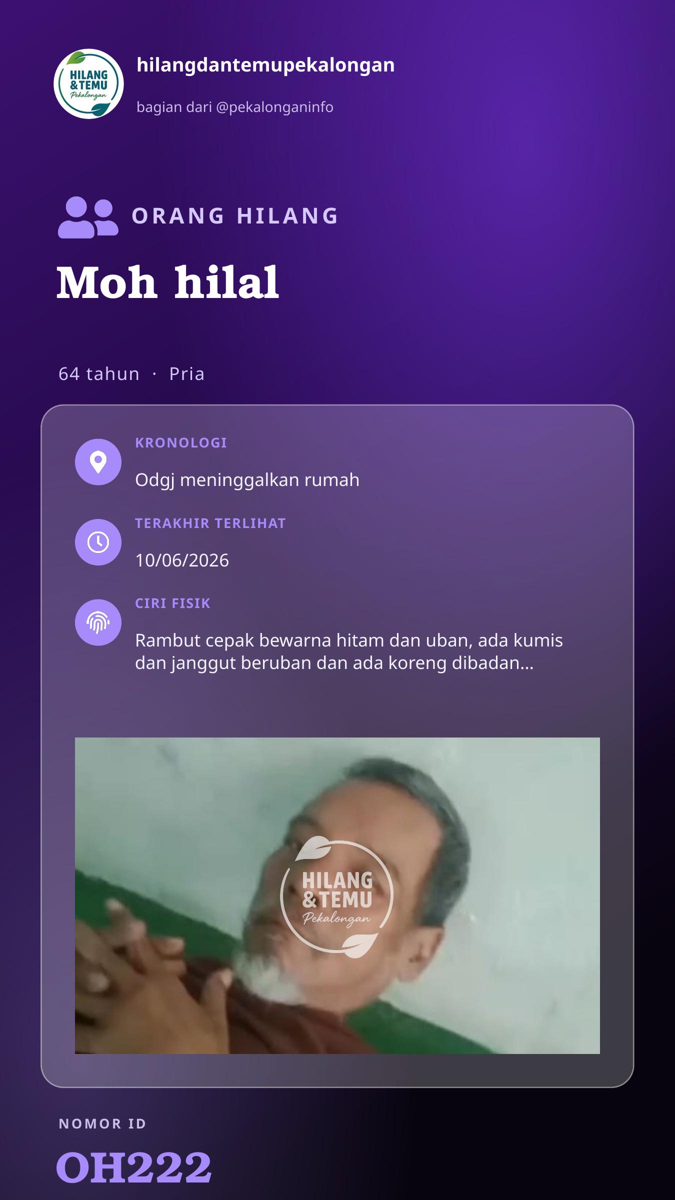 Story 9:16 laporan Moh hilal