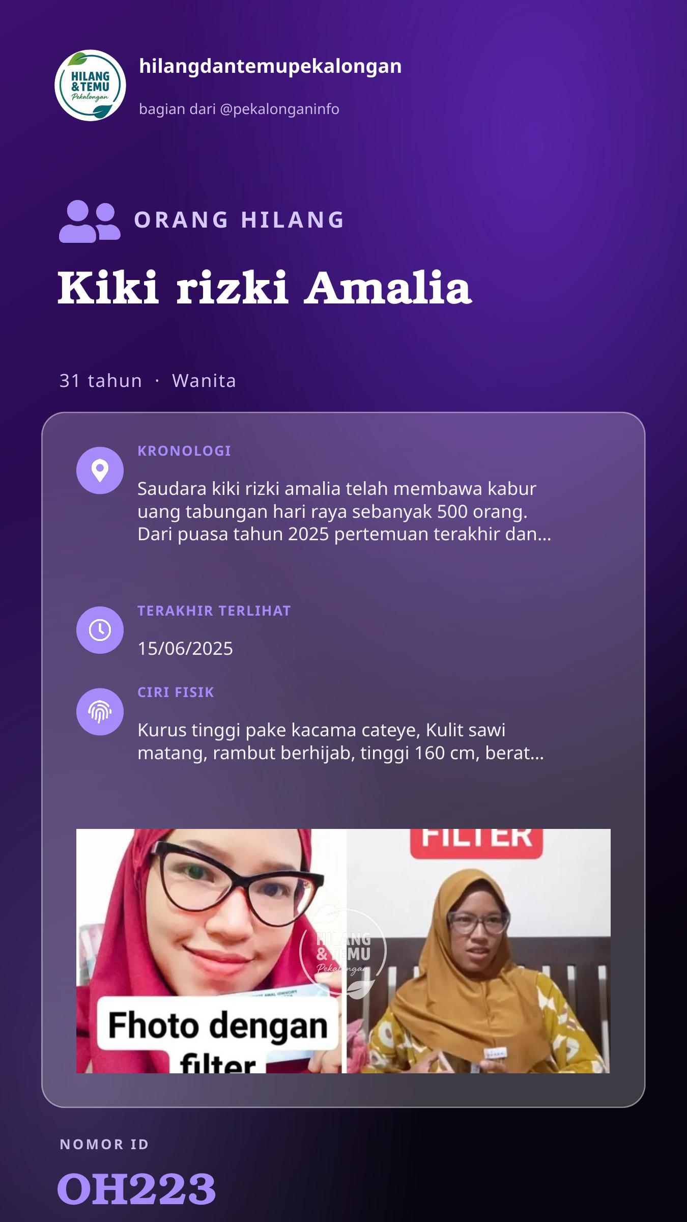 Story 9:16 laporan Kiki rizki Amalia